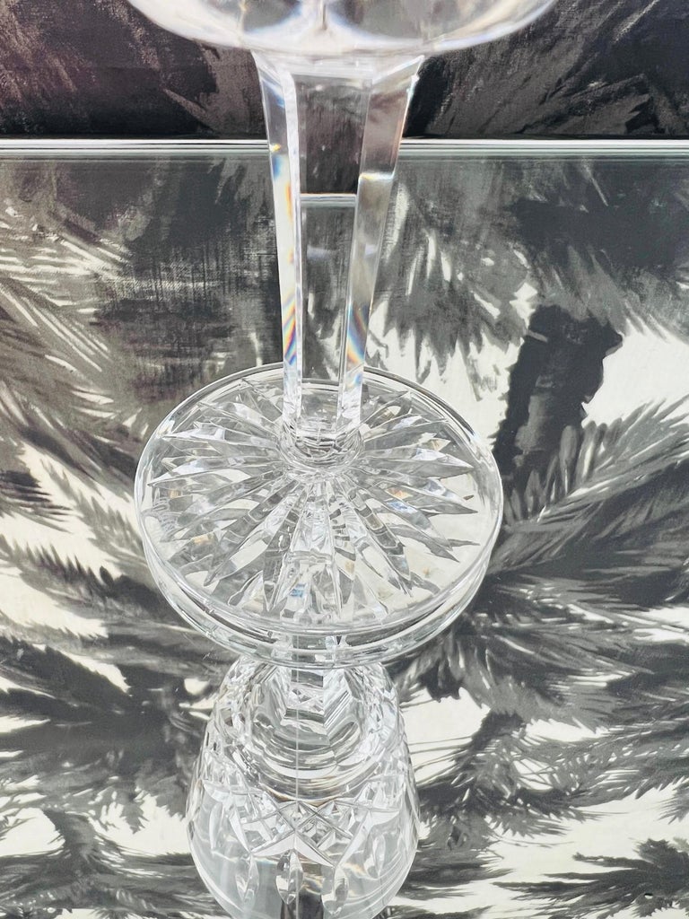 Late 20th Century Vintage Waterford Lismore Crystal Wine Glass, Germany, circa 1990s For Sale