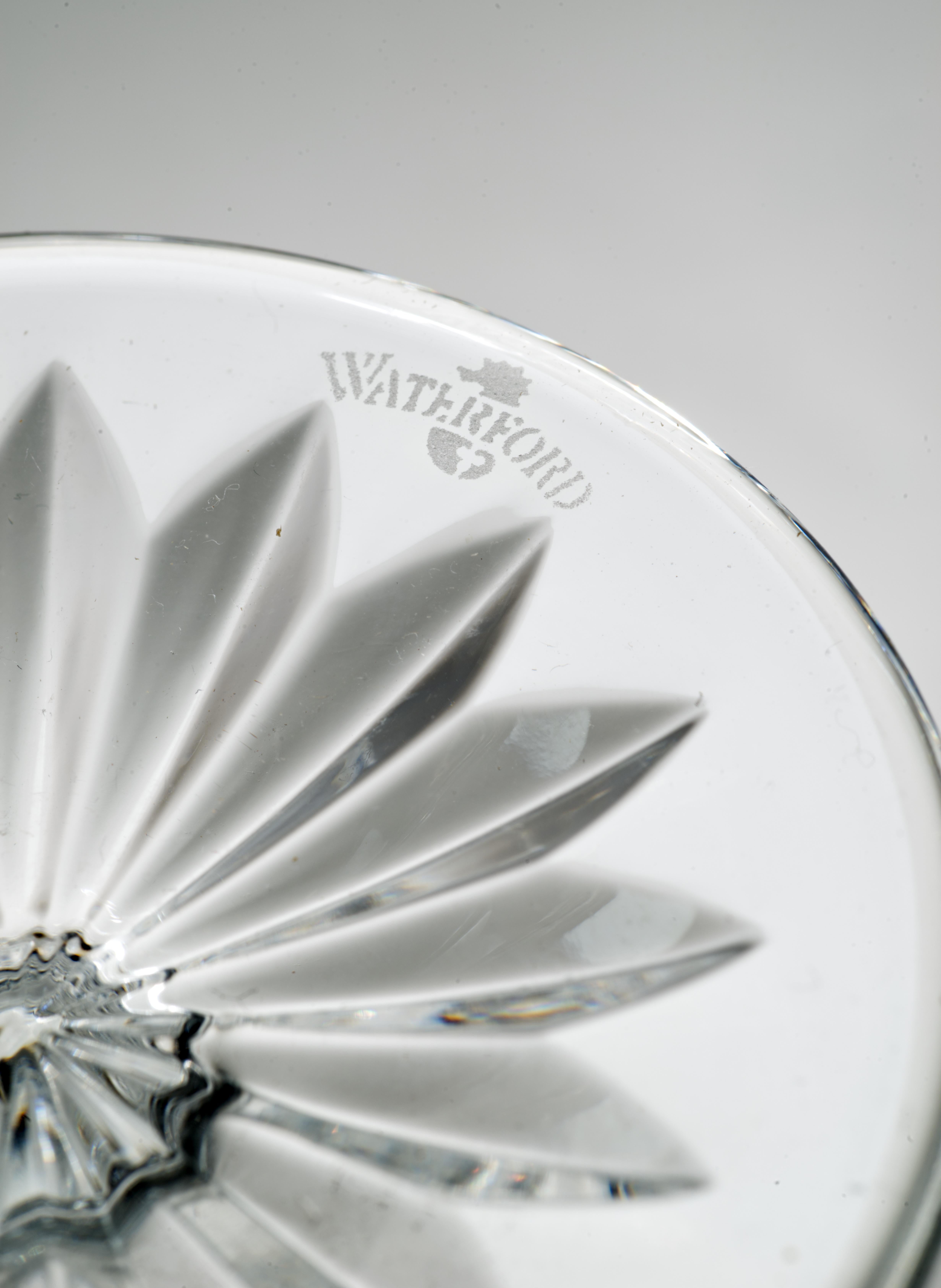Vintage Waterford Lismore Crystal Wine Glasses, Set of 4 In Good Condition For Sale In Clifton Springs, NY