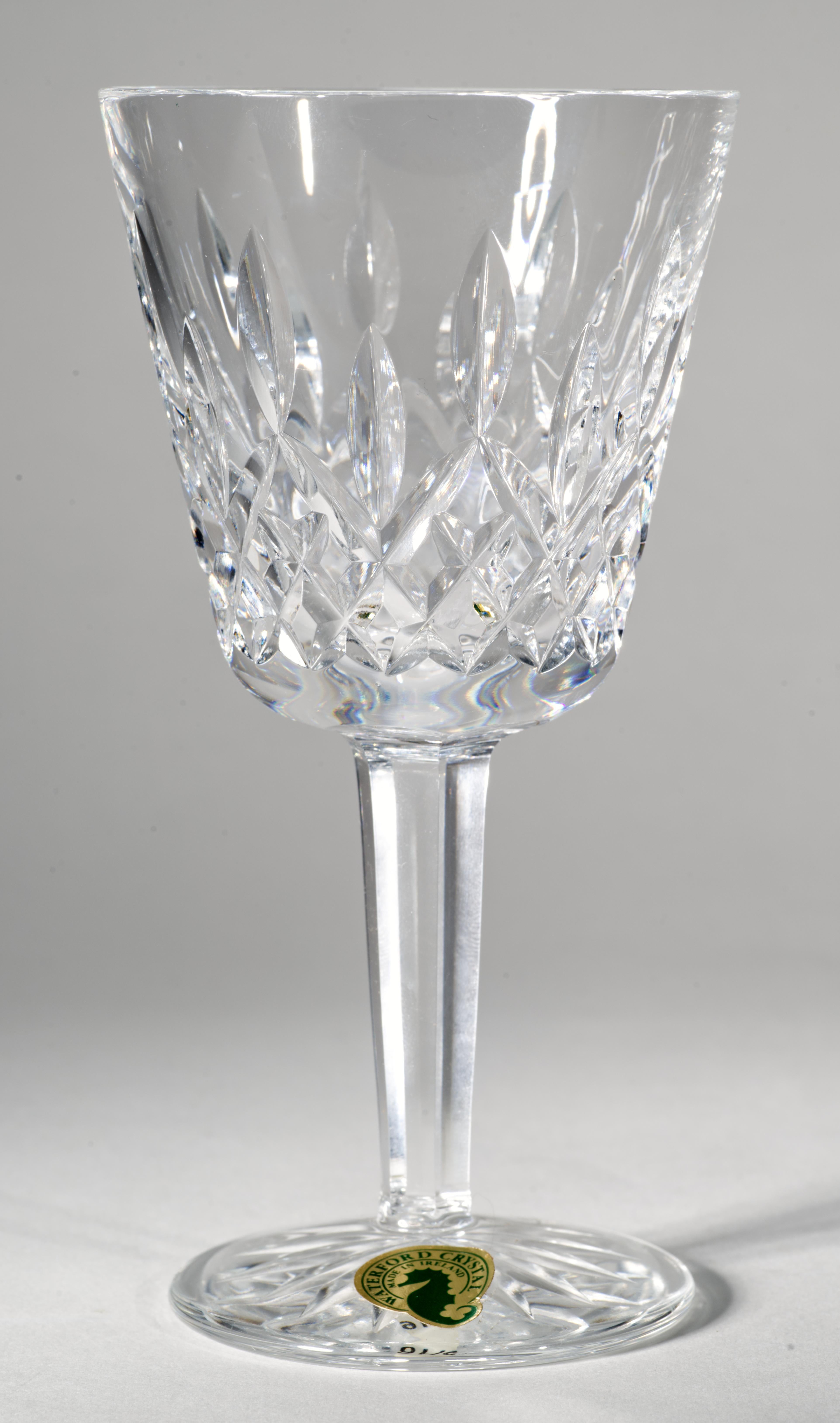 Vintage Waterford Lismore Crystal Wine Glasses, Set of 4 For Sale 2