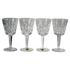 Vintage Waterford Lismore Crystal Wine Glasses, Set of 4