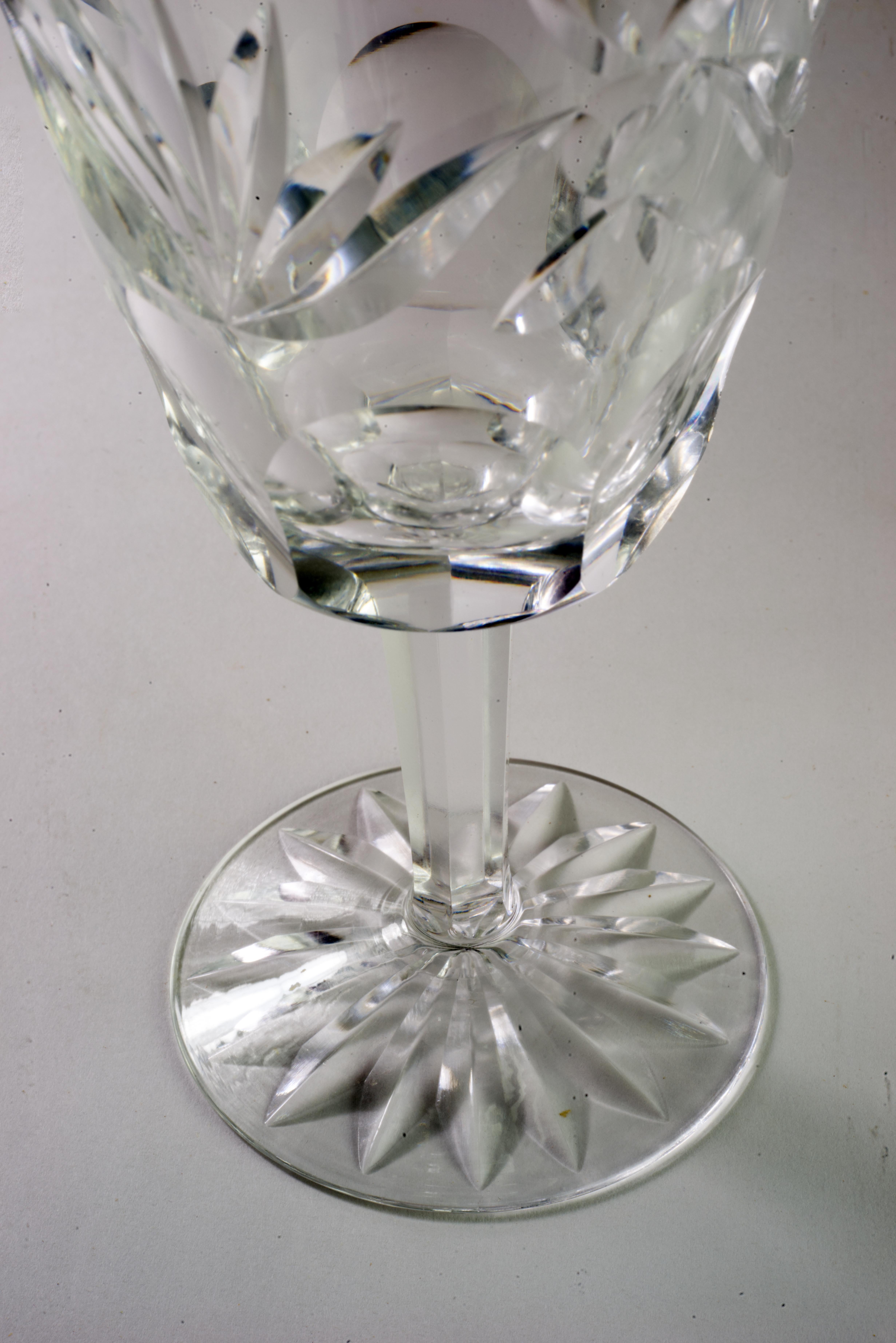 Vintage Waterford Juego de 4 Vasos de Agua Ashling Cristal en venta
