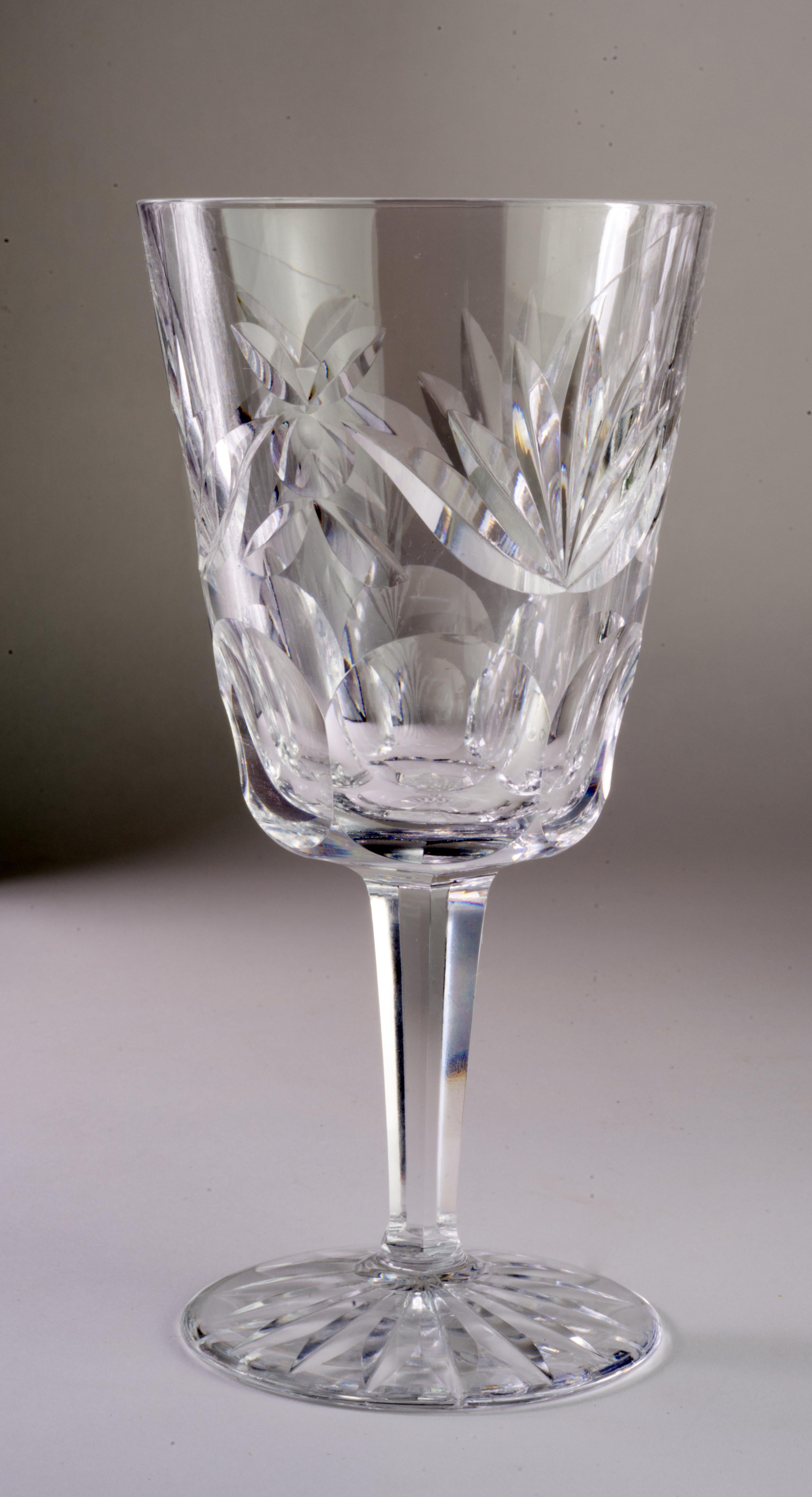 Vintage Waterford Juego de 4 Vasos de Agua Ashling en venta 1