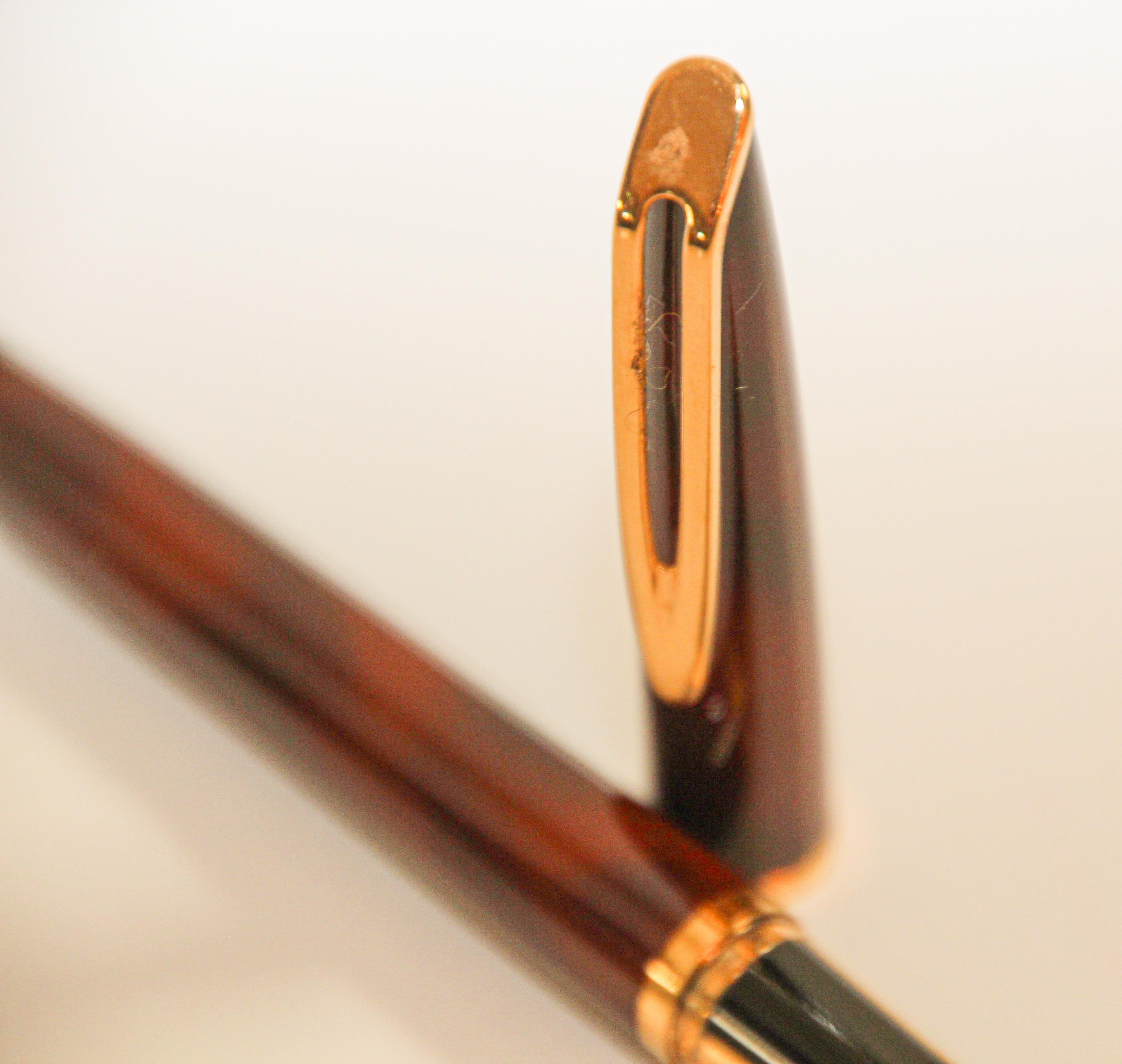 Vintage Waterman Paris Stylo Plume Or 18 carats 8