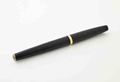 Vintage Waterman’s Fountain Pen – Black & Gold – 14K Gold Nib, 1970s
