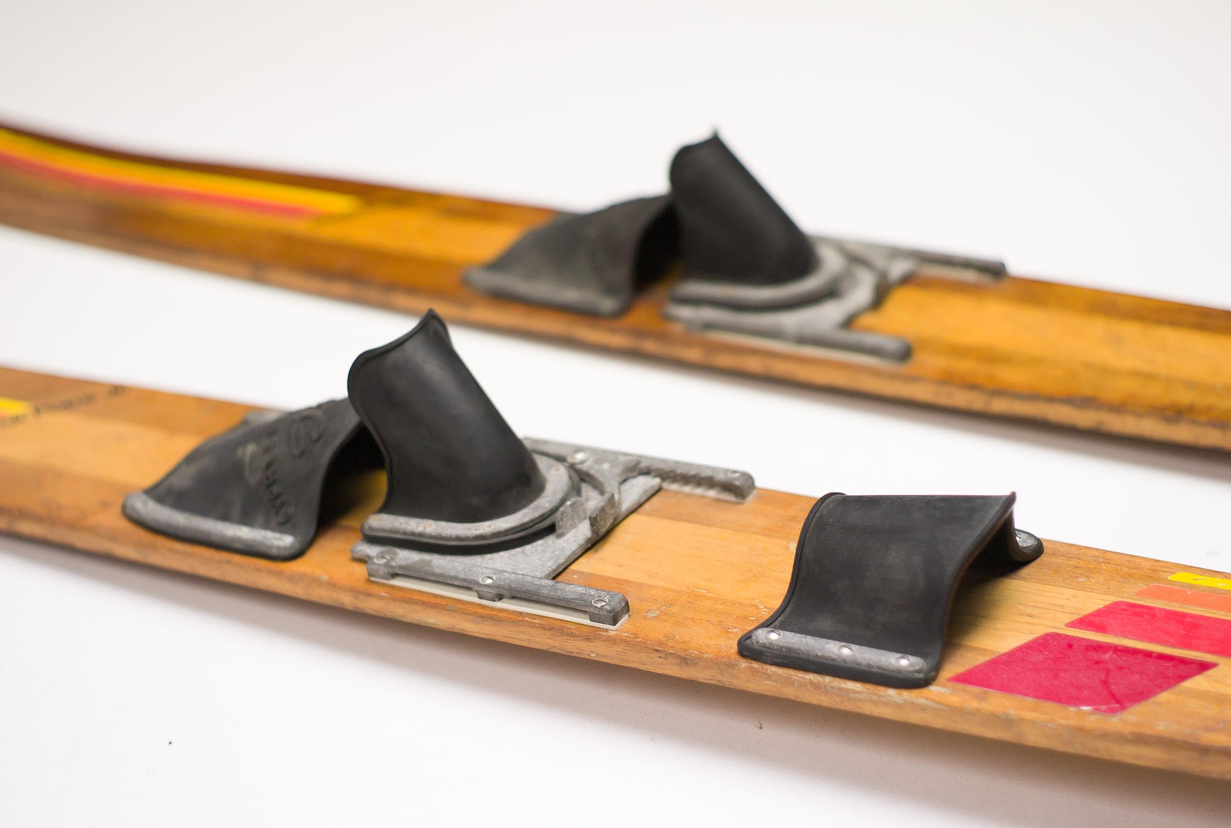 Sci d'acqua d'epoca posseduto dal campione del mondo Dick Pope Jr. In condizioni buone in vendita a Dronten, NL