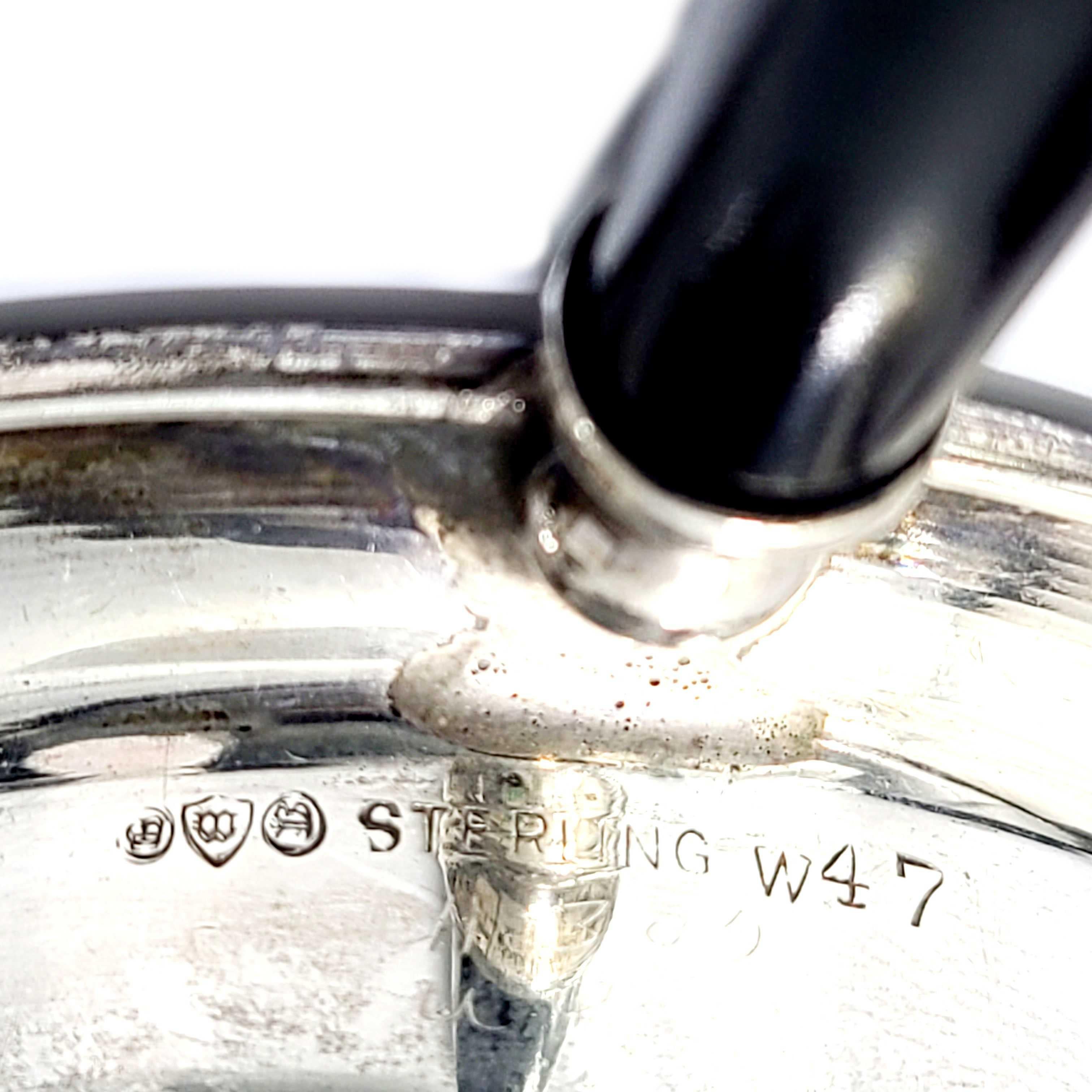 Vintage Watson Sterling Silver Tea Strainer #47 3