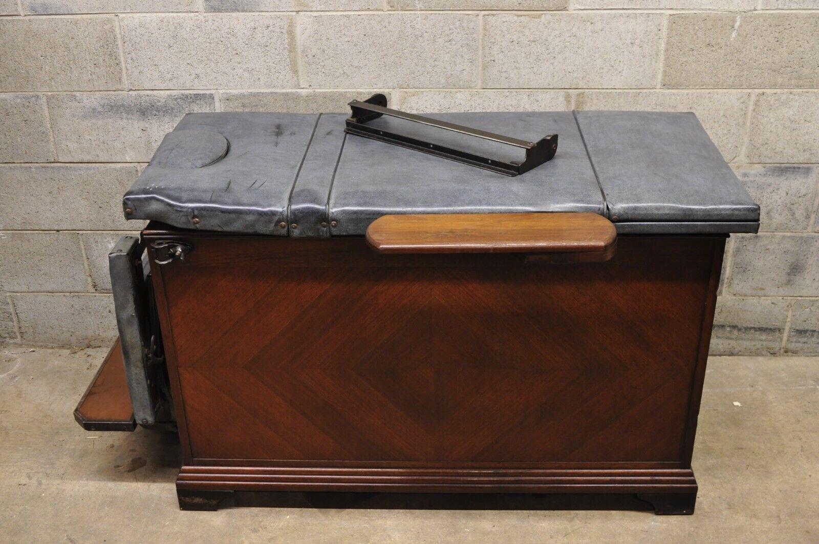 Vintage W.D. Allison Co Art Deco Adjustable Medical Examination Exam Table 5