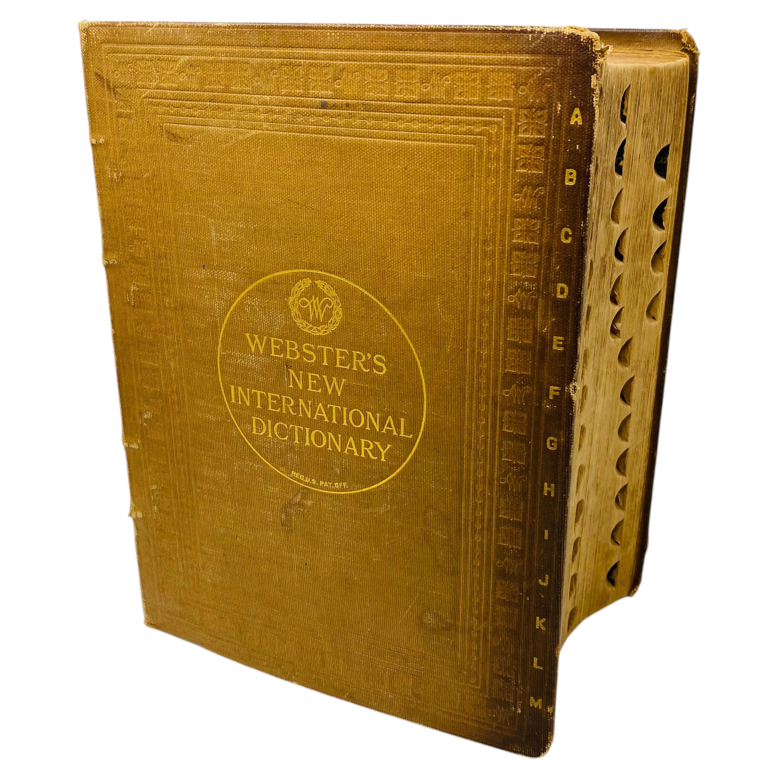 Vintage Webster's New International Dictionary, First Edition