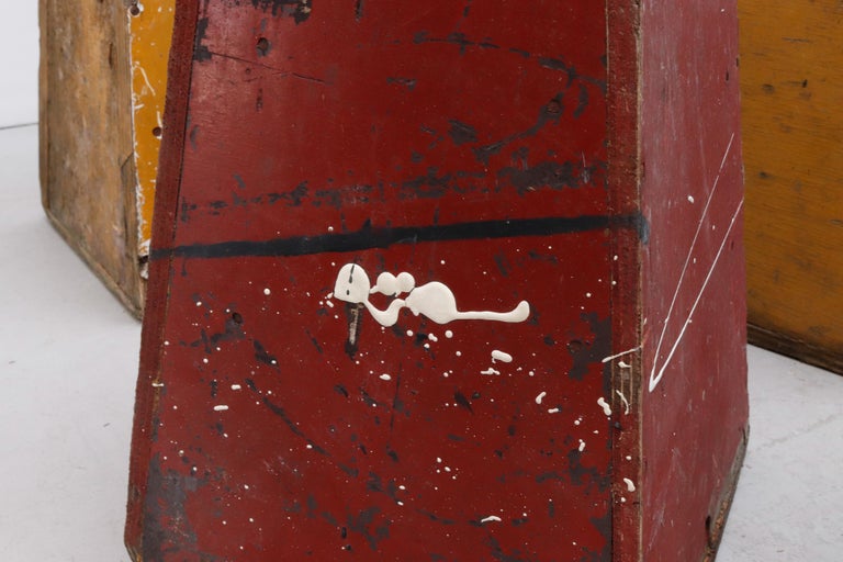 Set of 16 Vintage Weighted Beach Blocks For Sale at 1stDibs