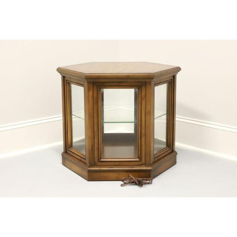 mid century hexagon side table