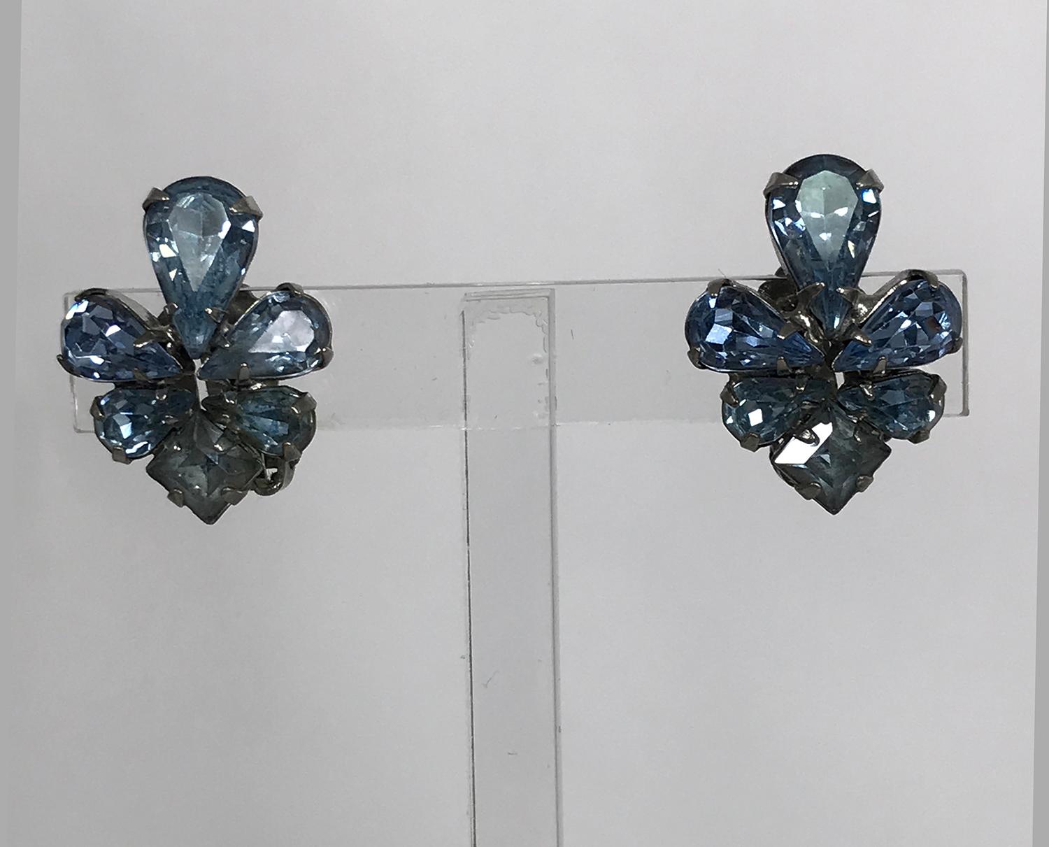 pale blue earrings