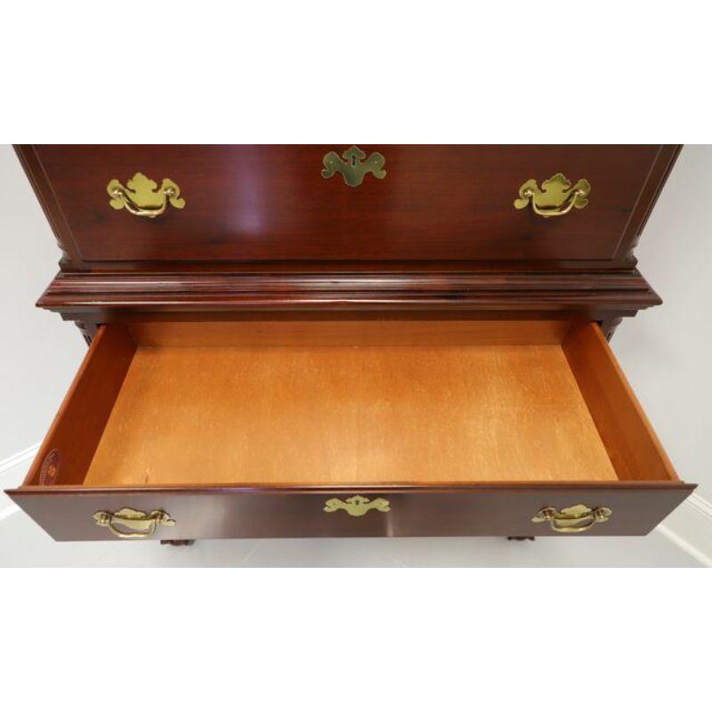 WELLINGTON HALL Mahogany Chippendale Highboy Chest 4