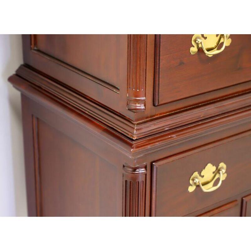 WELLINGTON HALL Mahogany Chippendale Highboy Chest 2