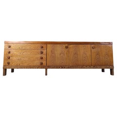 Vintage wenge sideboard, 1960s