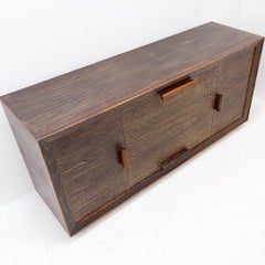 Vintage Wenge Holz Anrichte Bar - modernistischer Stil