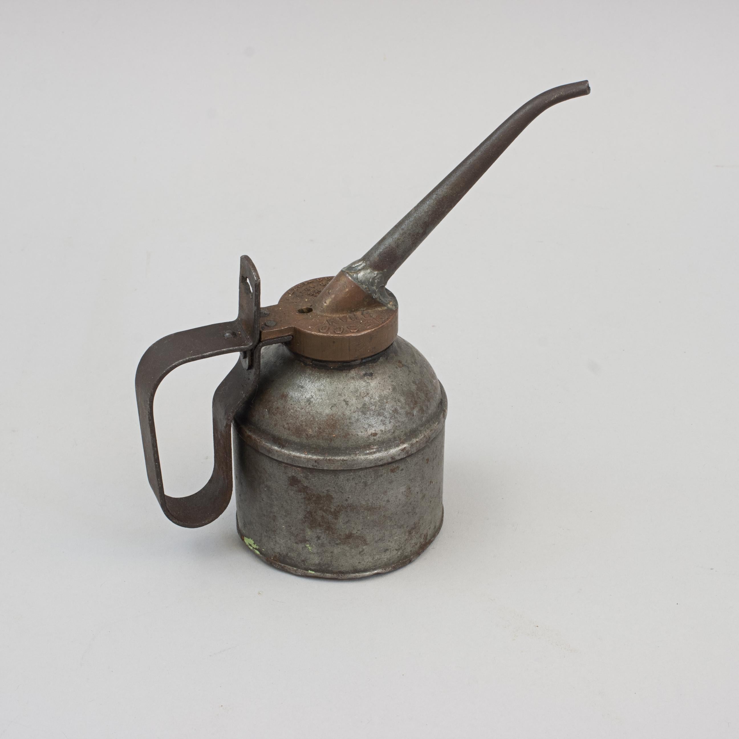 Industrial Vintage WESCO Oil Can For Sale