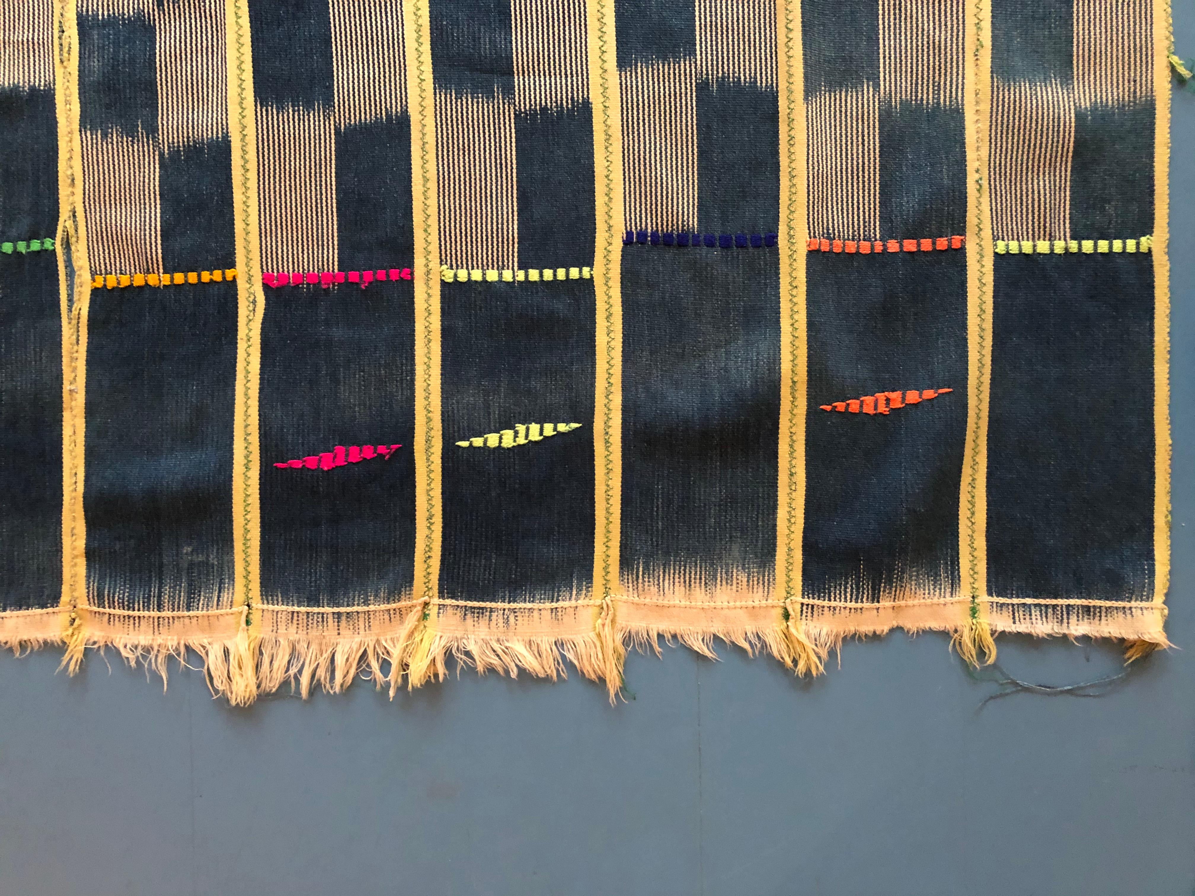 Vintage West African Handwoven Strip Weaving In Good Condition In Copenhagen K, DK