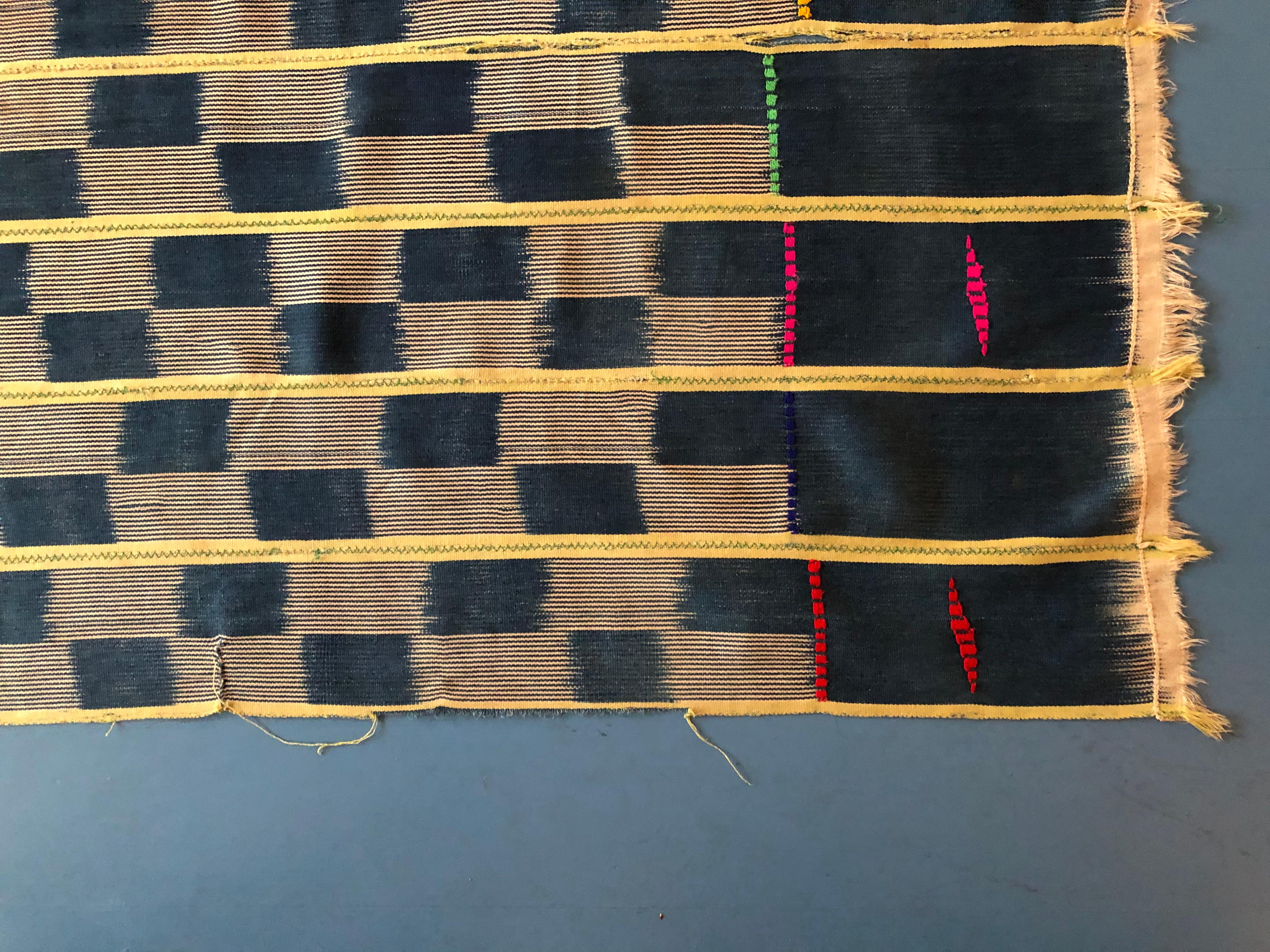 20th Century Vintage West African Handwoven Strip Weaving