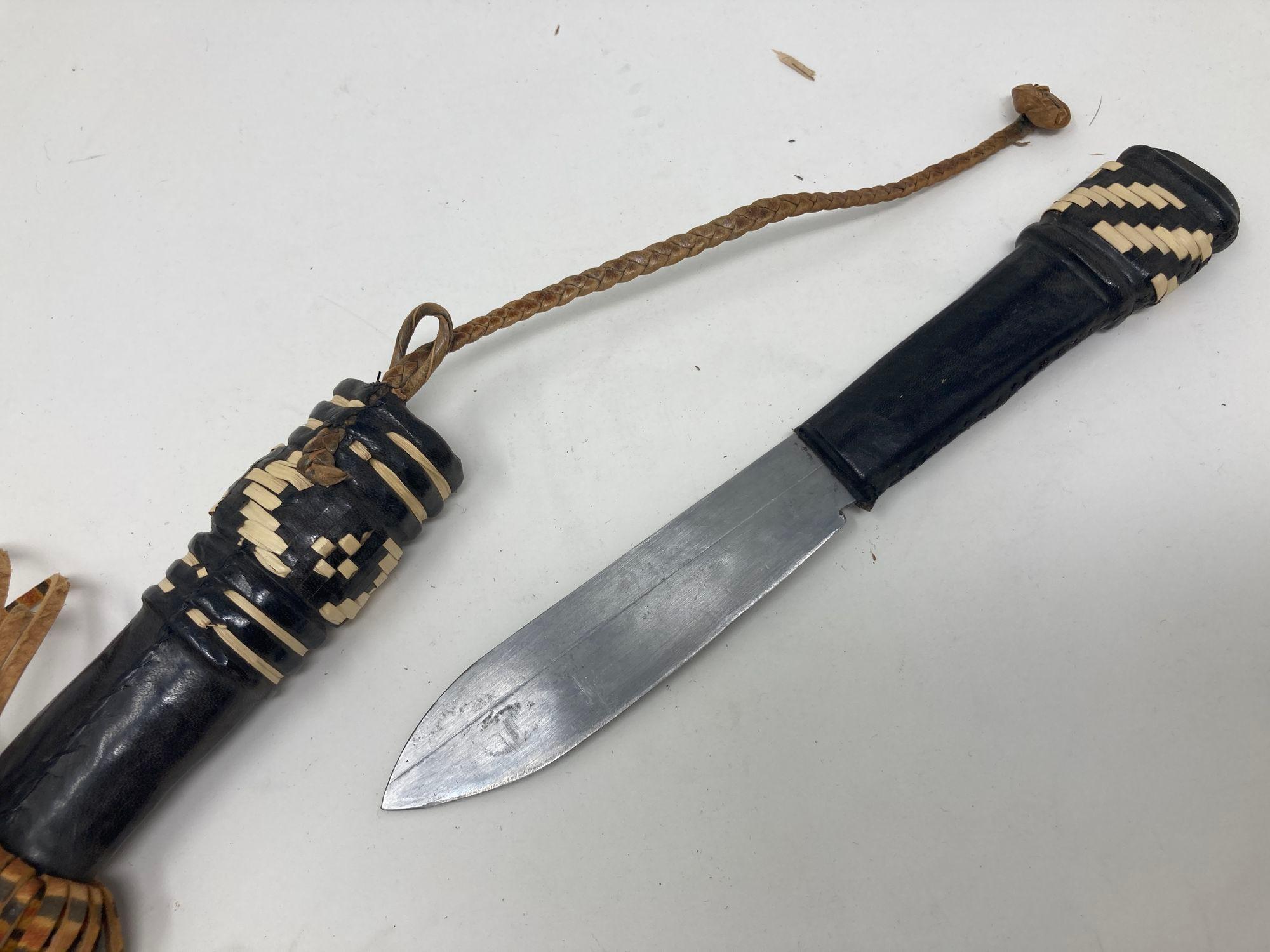Vintage West African Mandingo Tuareg Messer Mali Collectible Craft 1950s (Stahl) im Angebot