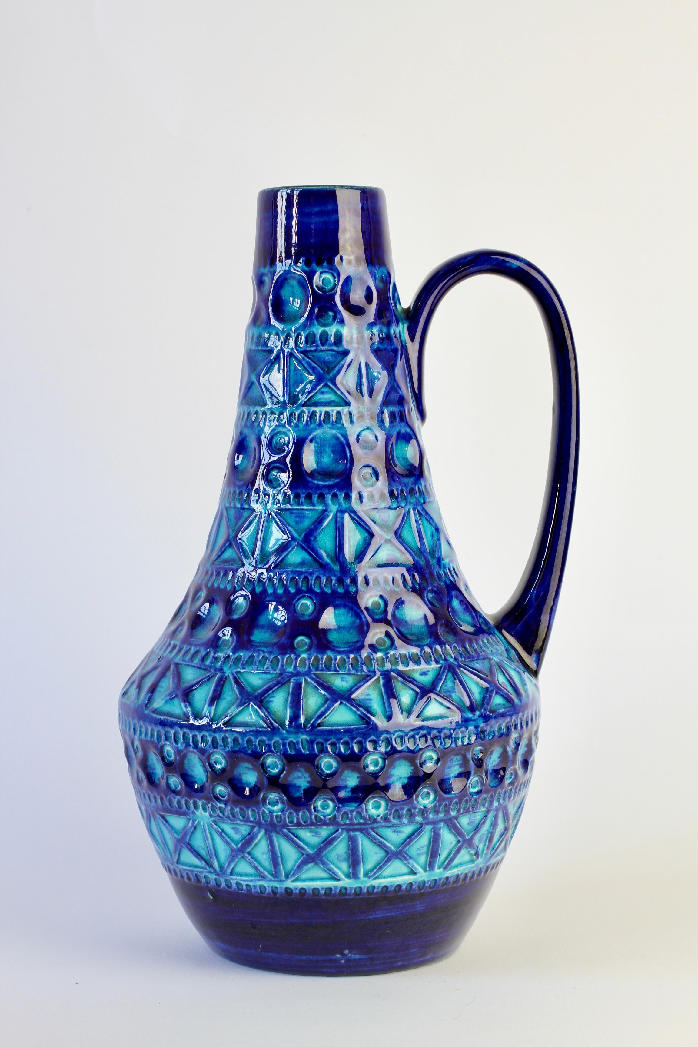 Westdeutsche Vintage-Vase im Bitossi-Stil von Bodo Mans für Bay Pottery, um 1970 im Zustand „Hervorragend“ im Angebot in Landau an der Isar, Bayern