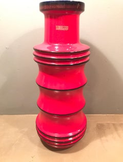 Vintage West German Ceramic Art Vase from the, 1970s