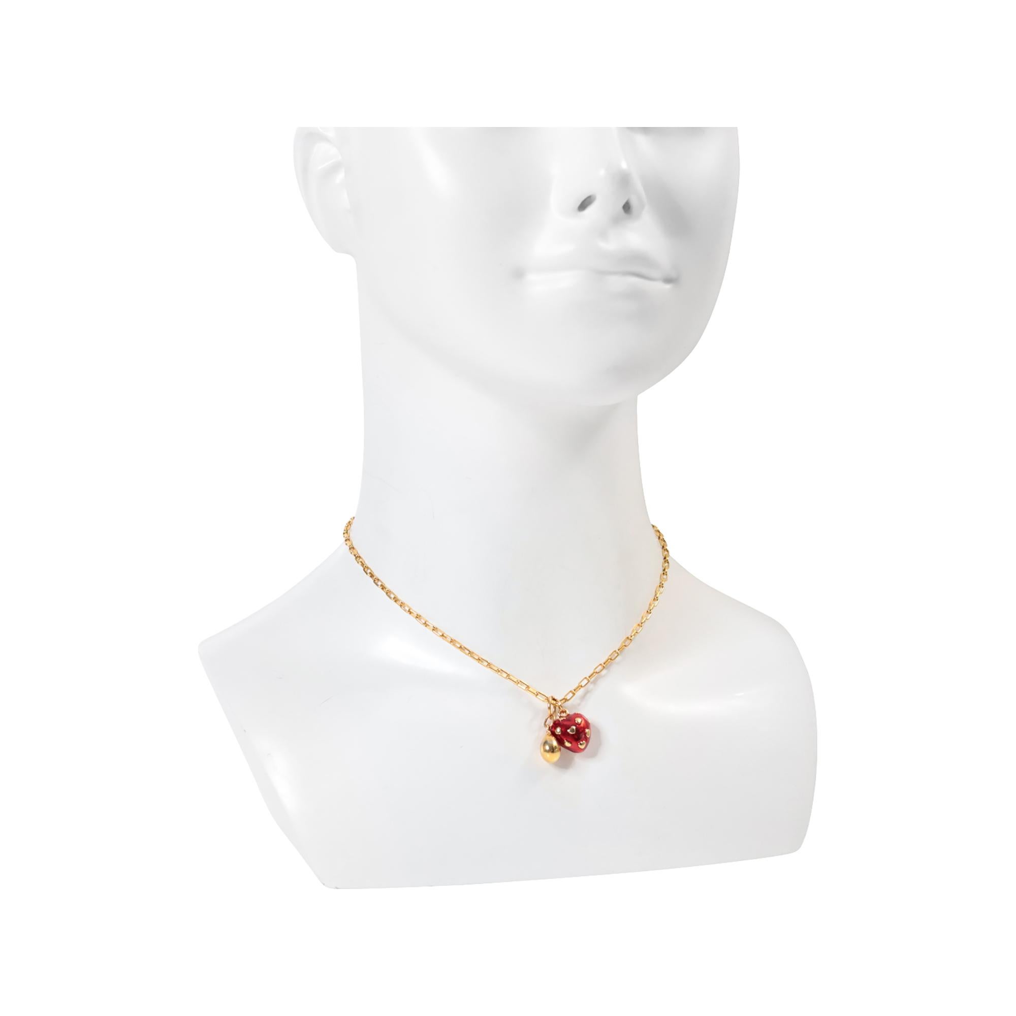 Moderno Collana vintage con catene e pezzi pendenti della Germania occidentale Circa 1980 in vendita