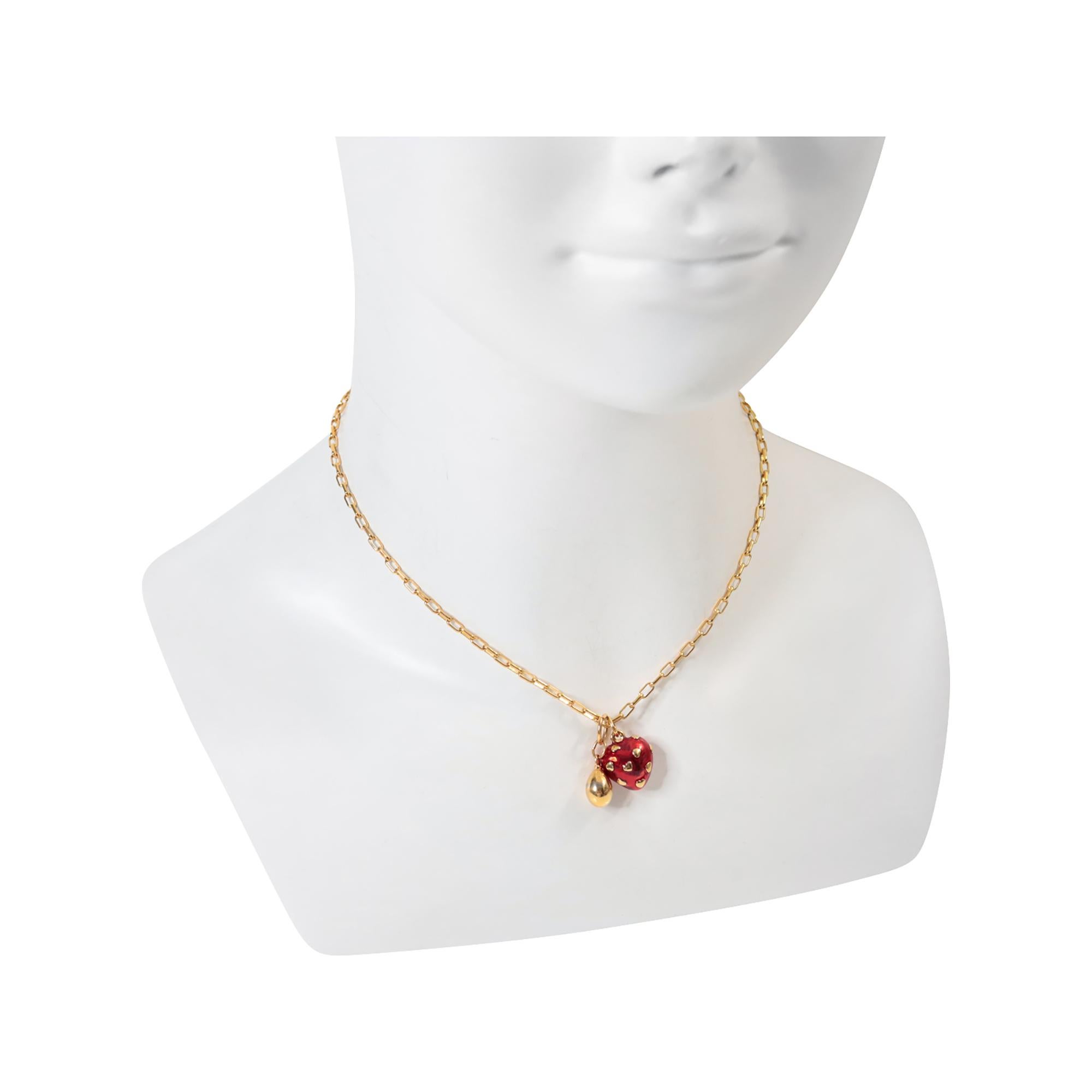 Collana vintage con catene e pezzi pendenti della Germania occidentale Circa 1980 In condizioni buone in vendita a New York, NY