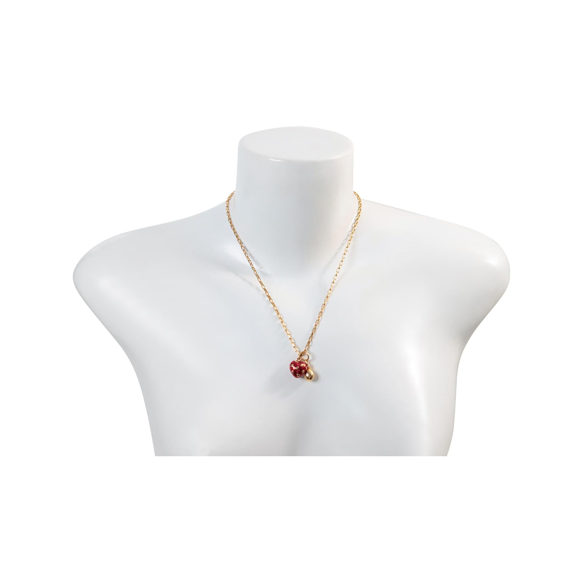 Collana vintage con catene e pezzi pendenti della Germania occidentale Circa 1980 in vendita 3