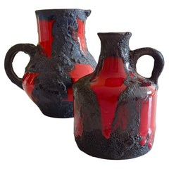 Mid-Century Modern Ceramic Jugs by Marei Keramiks, 1960s Germany