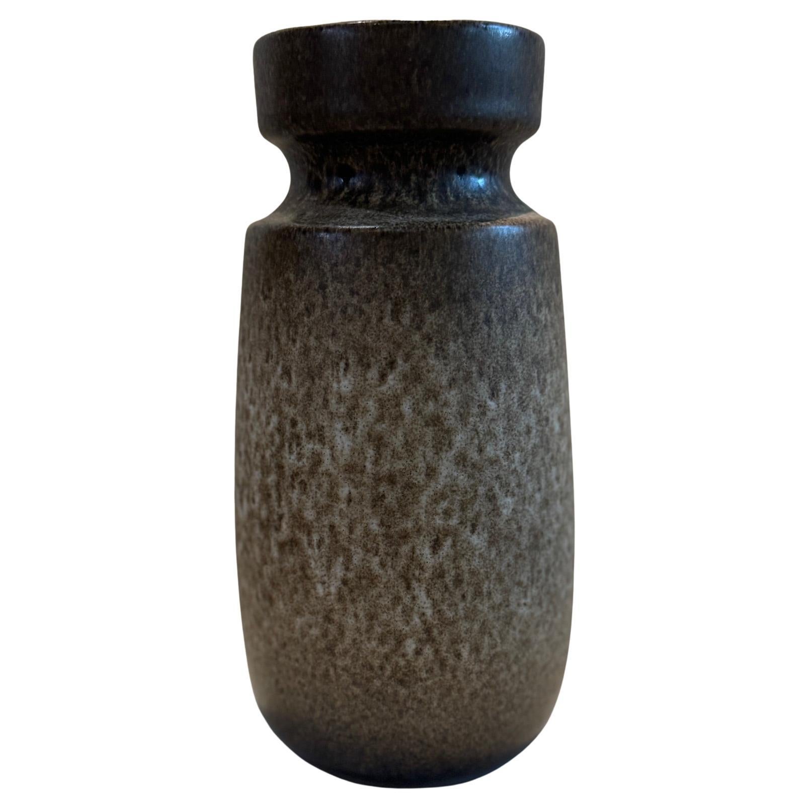 Vintage West German Pottery Vase - Scheurich 242-22, Mid-Century Modern Fat Lava