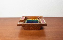 Posacenere vintage in ceramica West German Pottery WGP Fat Lava, anni '70