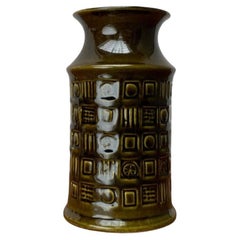 Vaso WGP in ceramica West German Pottery di Bay, vintage, anni '70