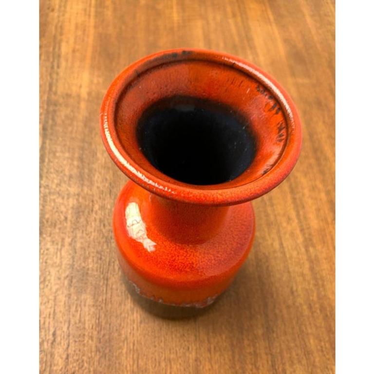 Vaso d'epoca West German Pottery WGP di Jasba, anni '70 in vendita 2