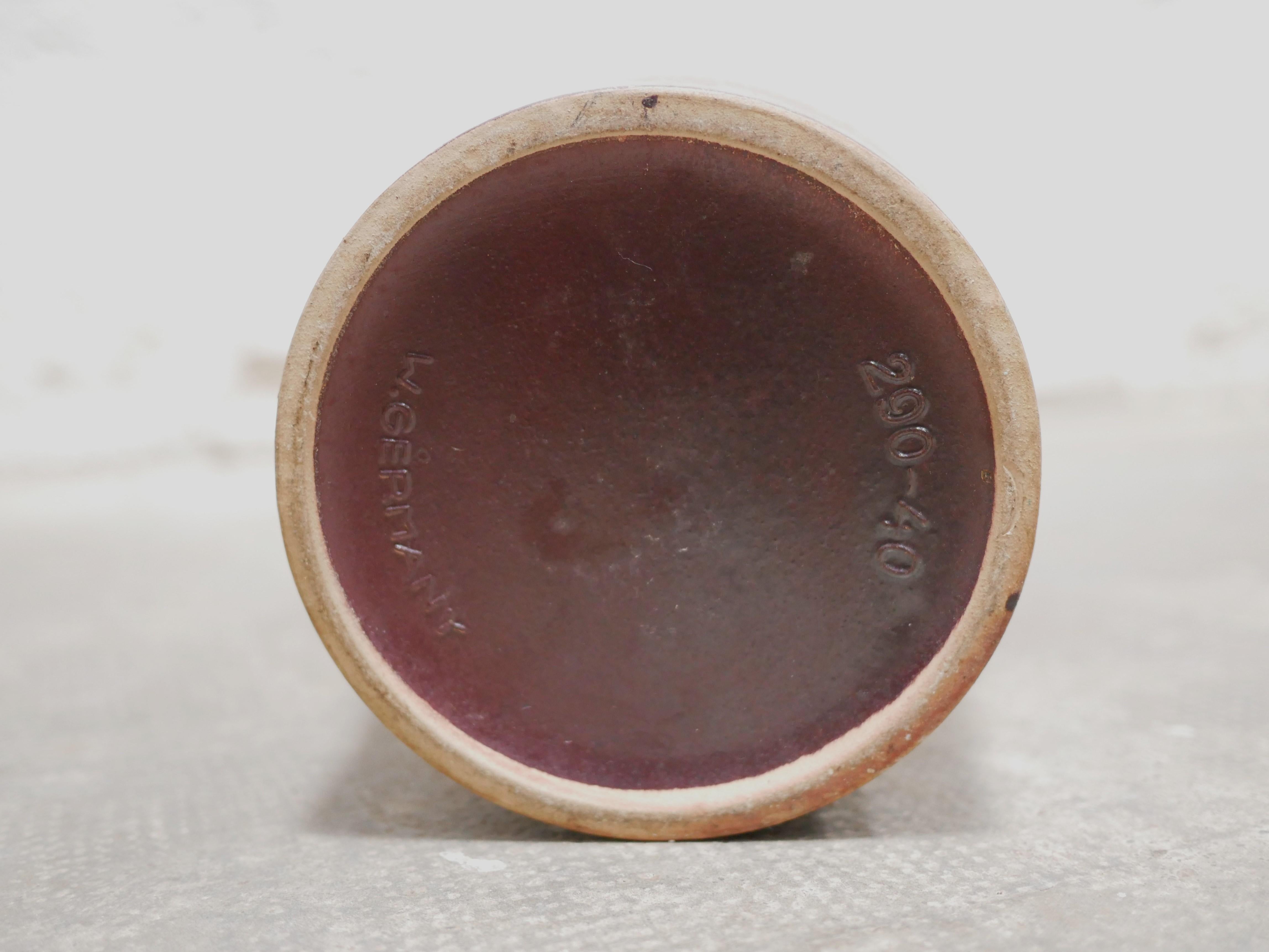 Vaso in ceramica d'epoca della Germania Ovest in vendita 1