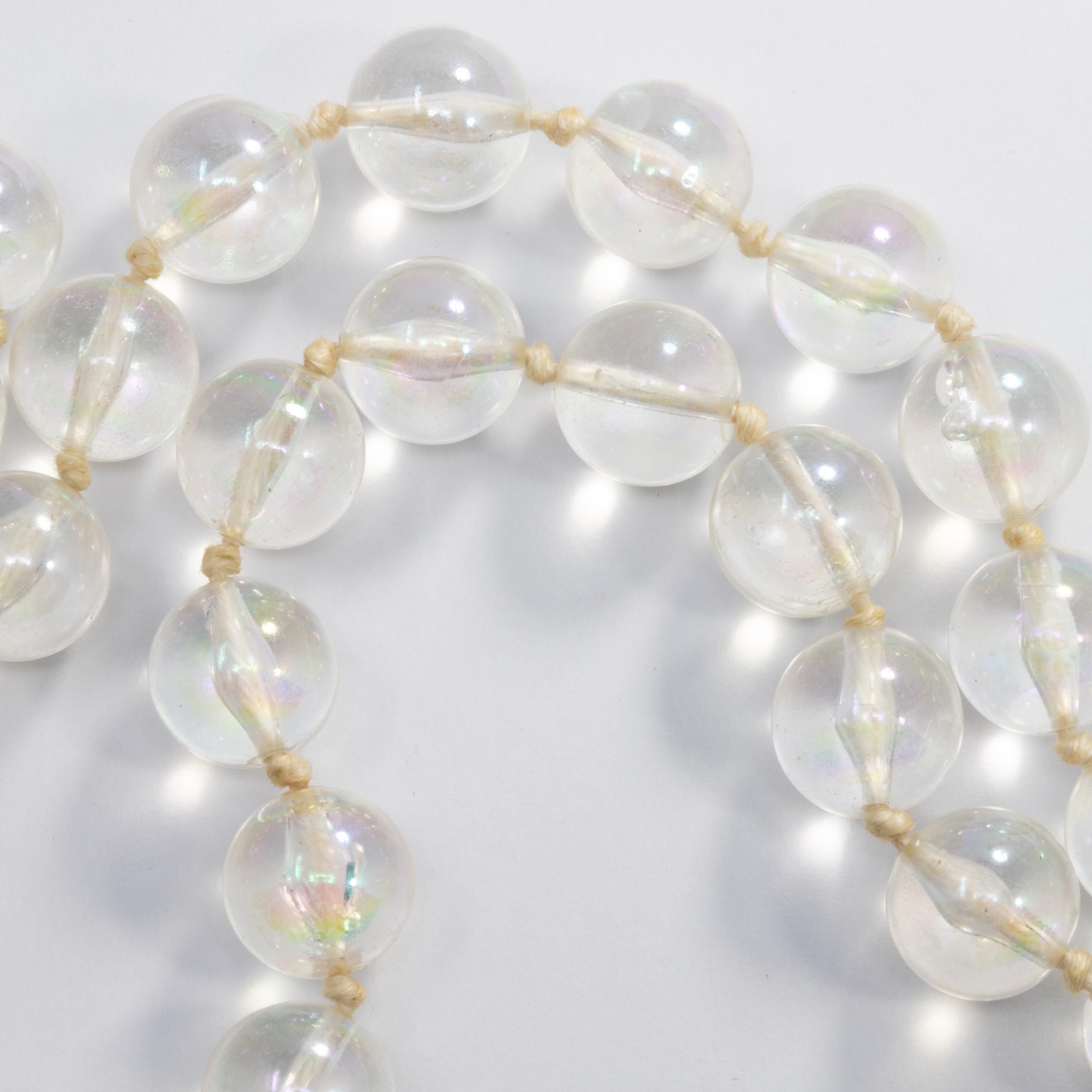 iridescent bead necklace
