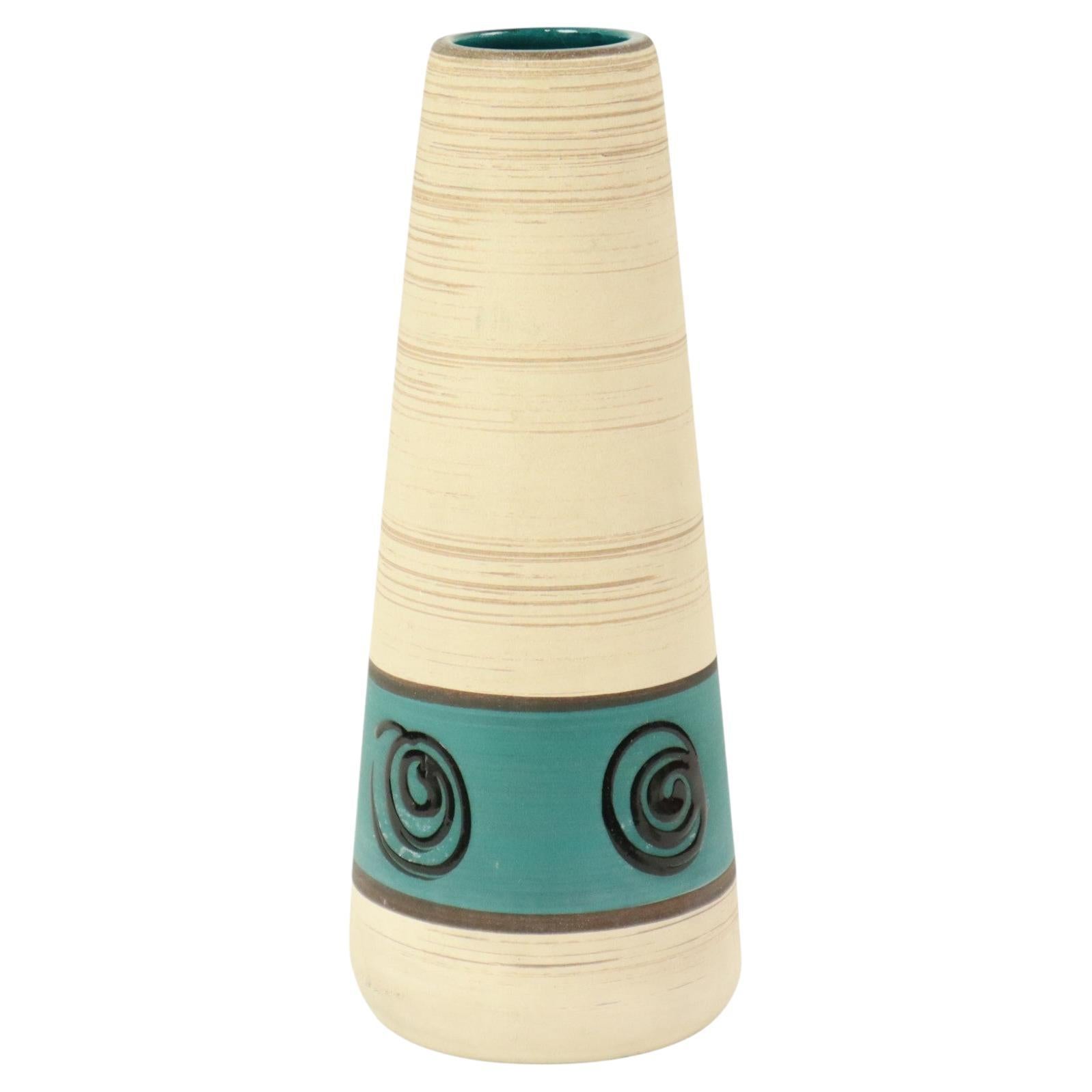 Vintage West Germany Vase Scheurich Mid Century Ceramics 532-28