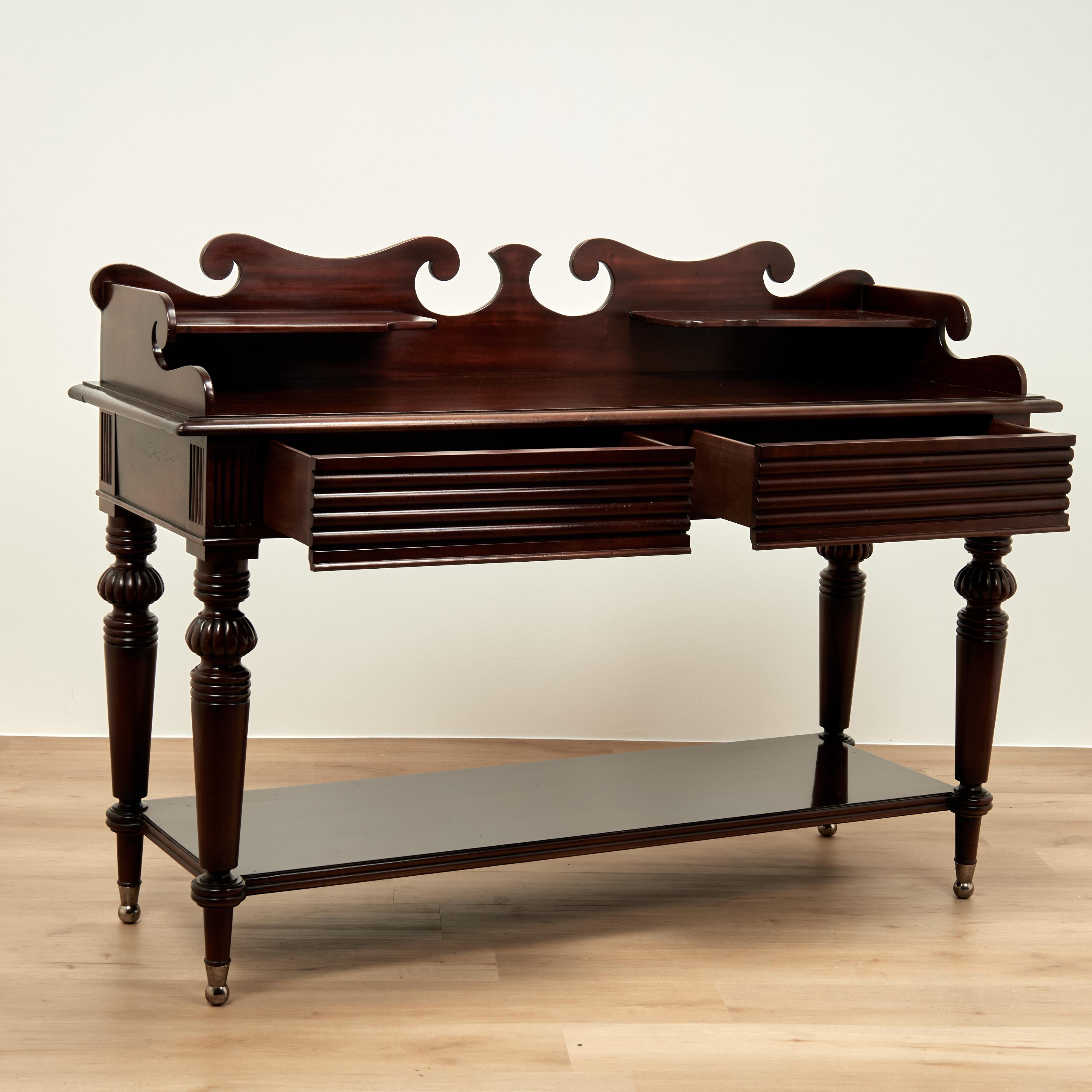 American Vintage West Indies Style Server or Sideboard by Baker For Sale