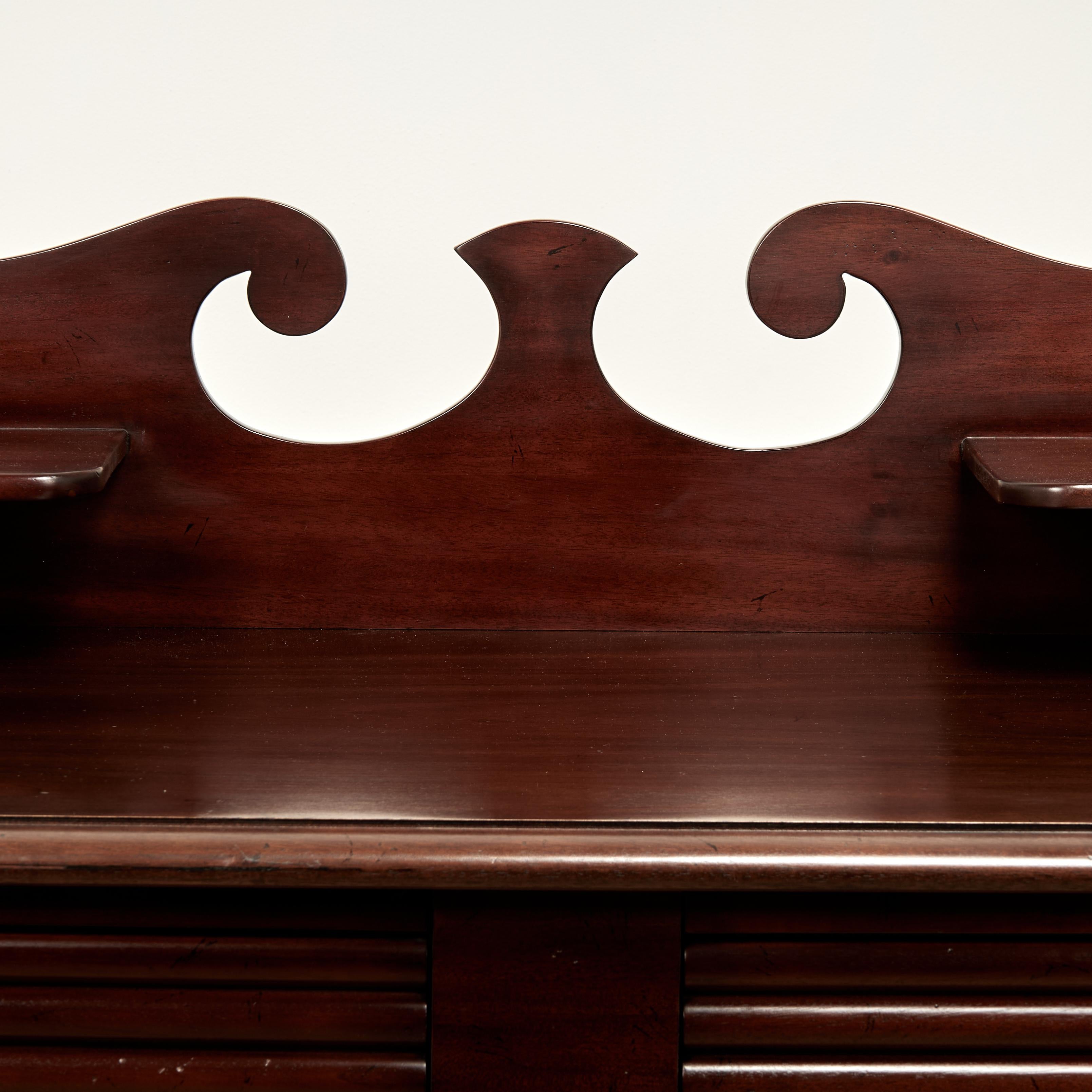 Vintage West Indies Style Server or Sideboard by Baker In Good Condition For Sale In Palm Beach, FL