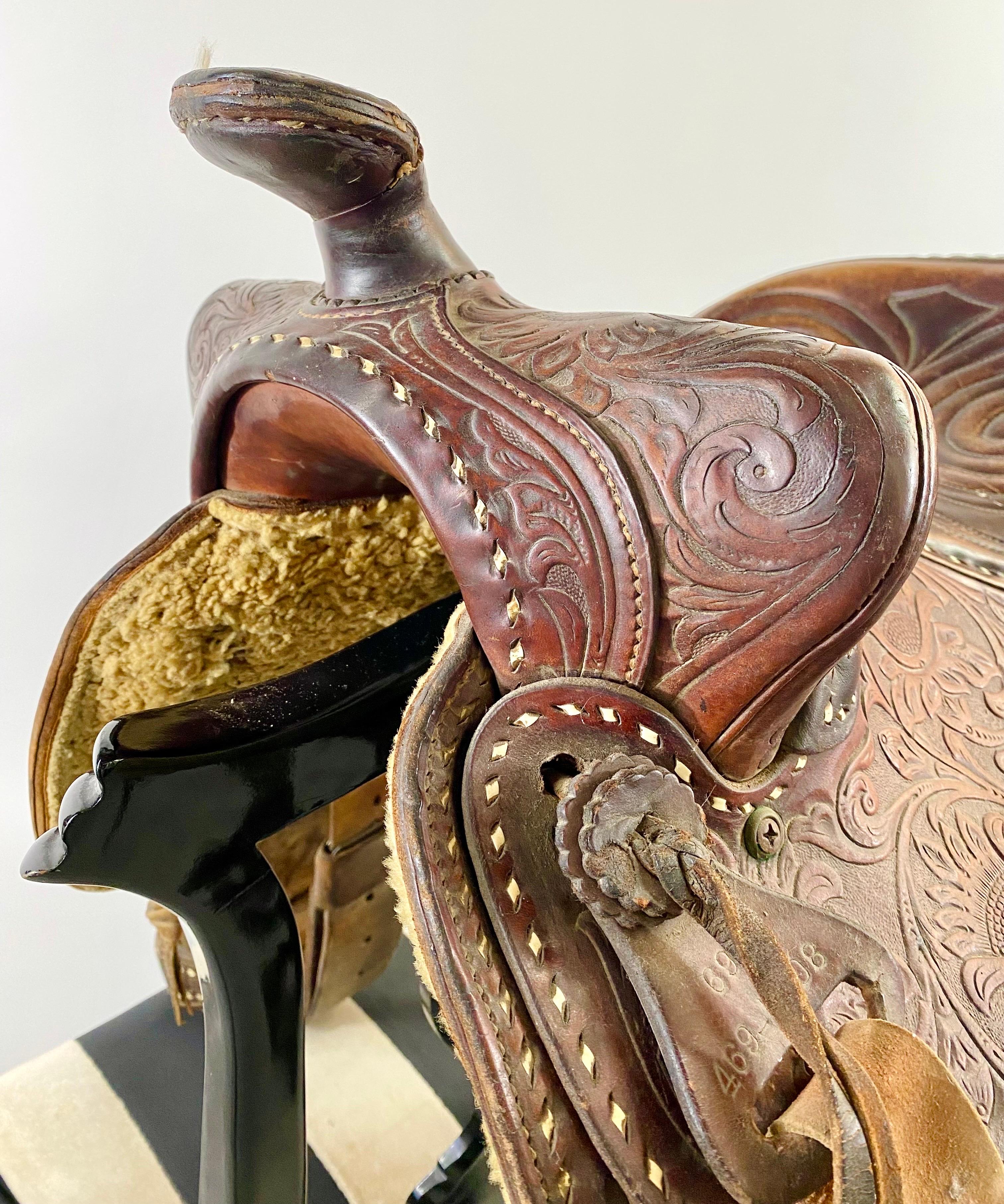 vintage western saddles