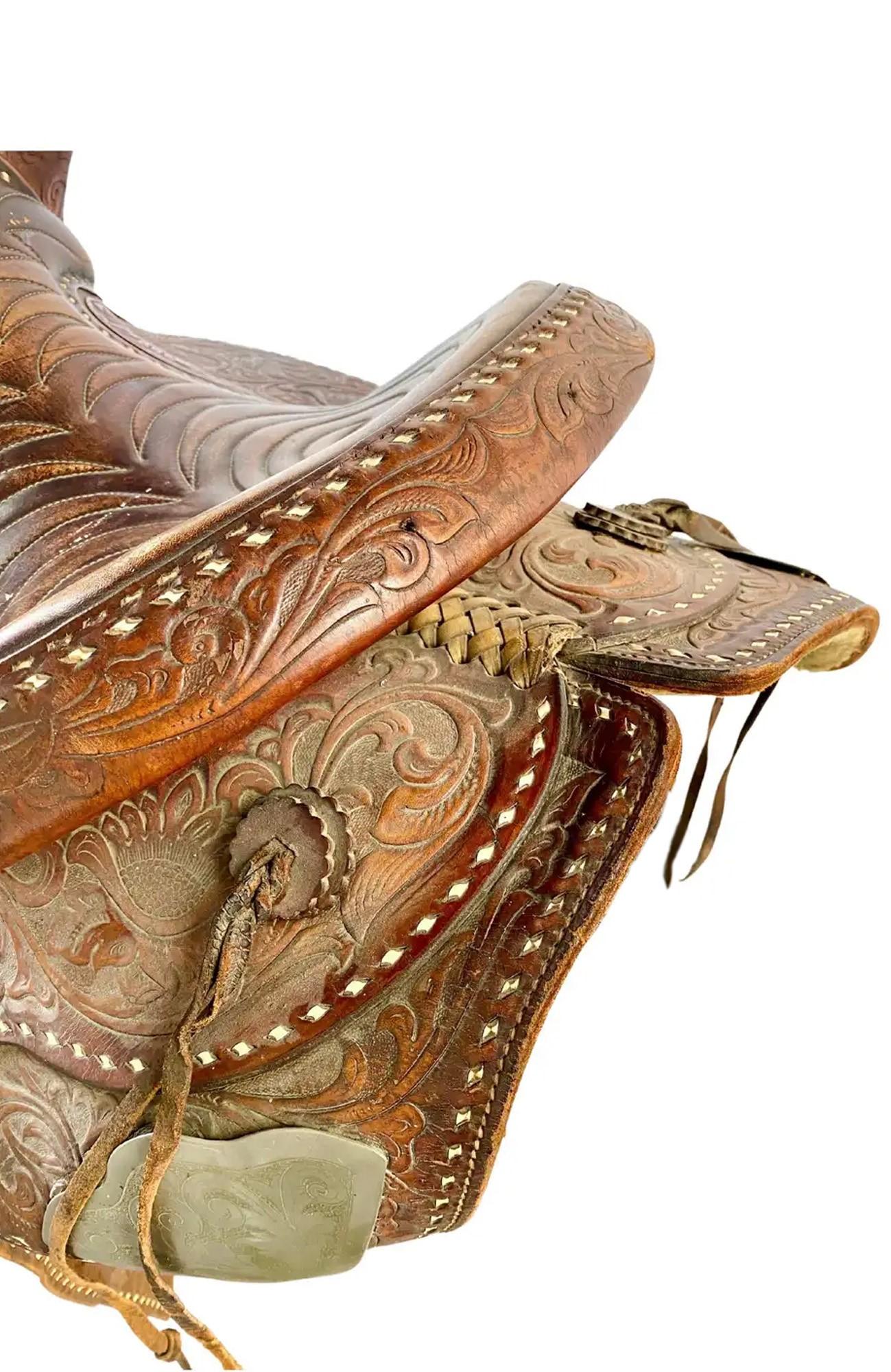 vintage horse saddle