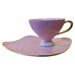 Vintage Westminster Rosa Teetasse & Tennis Set