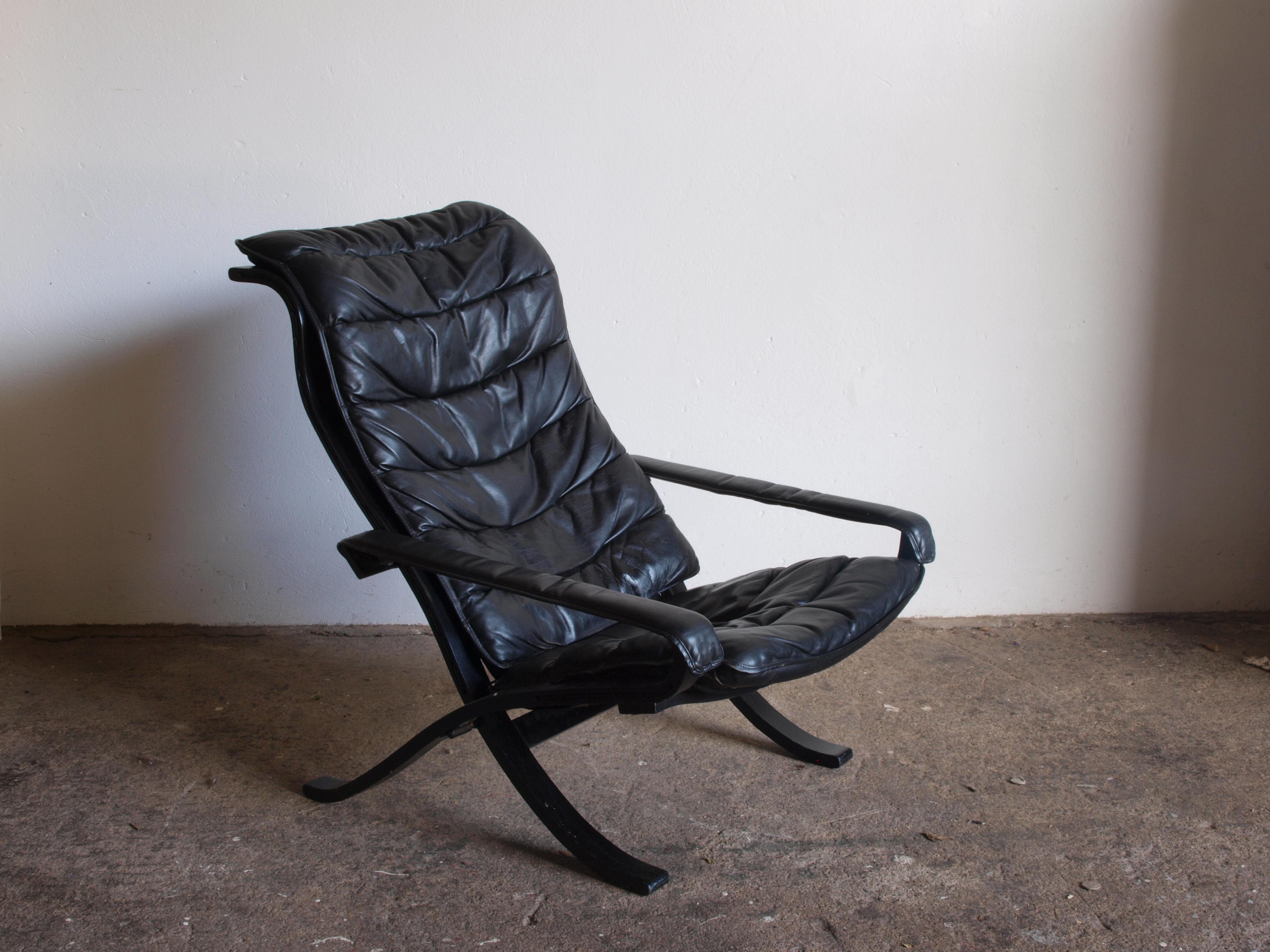 Scandinavian Modern Vintage Westnofa Lounge Chair – Ingmar Relling 1970s Design