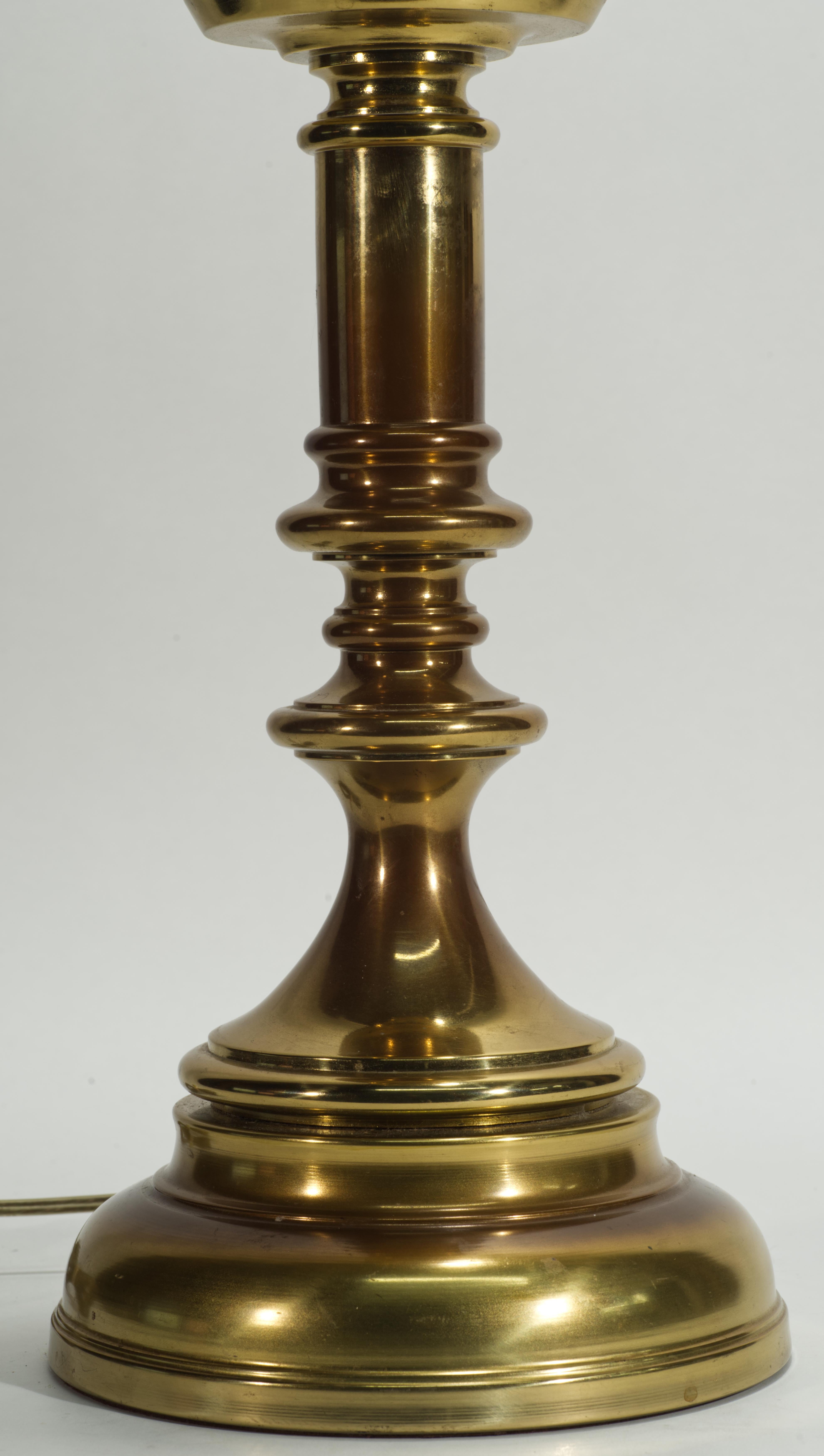 American Vintage Westwood Industries Large Bronze Baluster Table Lamp For Sale