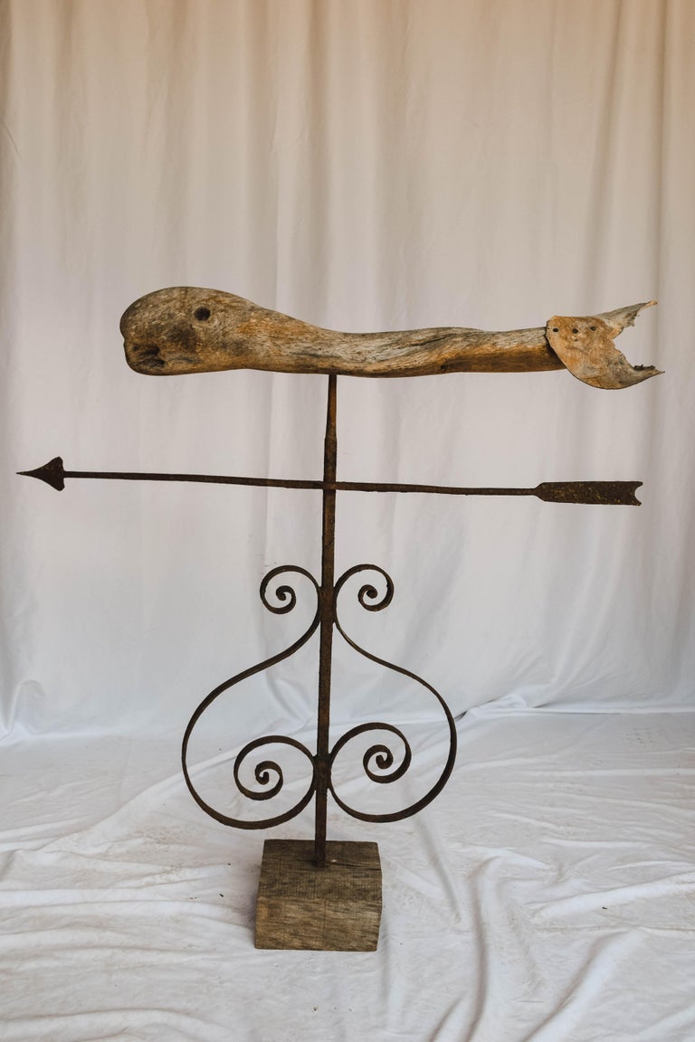 Vintage Whale Weathervane For Sale at 1stDibs
