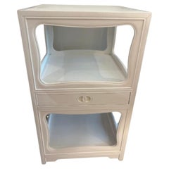 Tavolino vintage bianco degli anni '50 di Michael Taylor