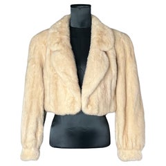 Vintage White Beckman's Mink Jacket