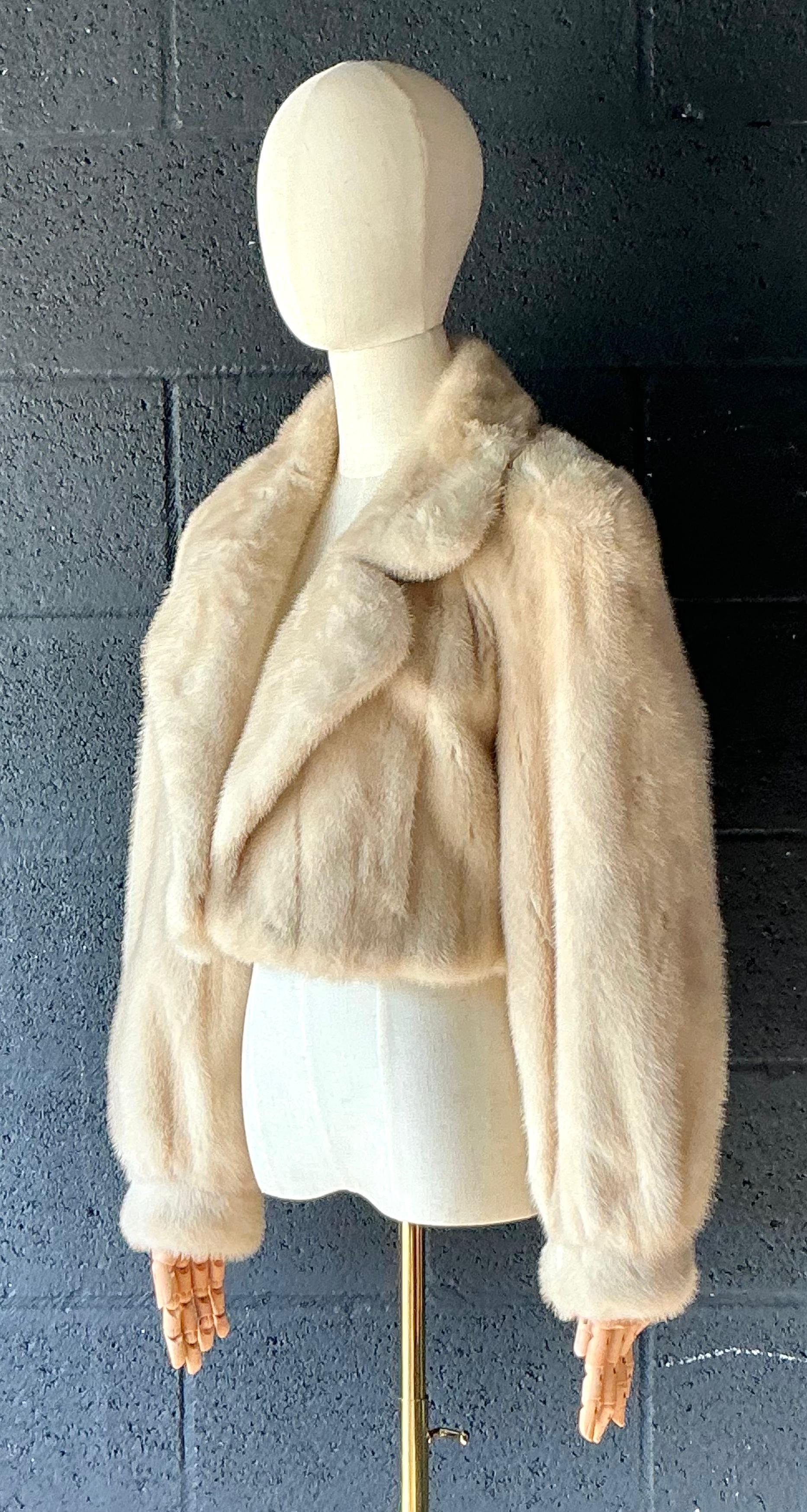 Weiße Beckman's Nerzjacke in Weiß 2