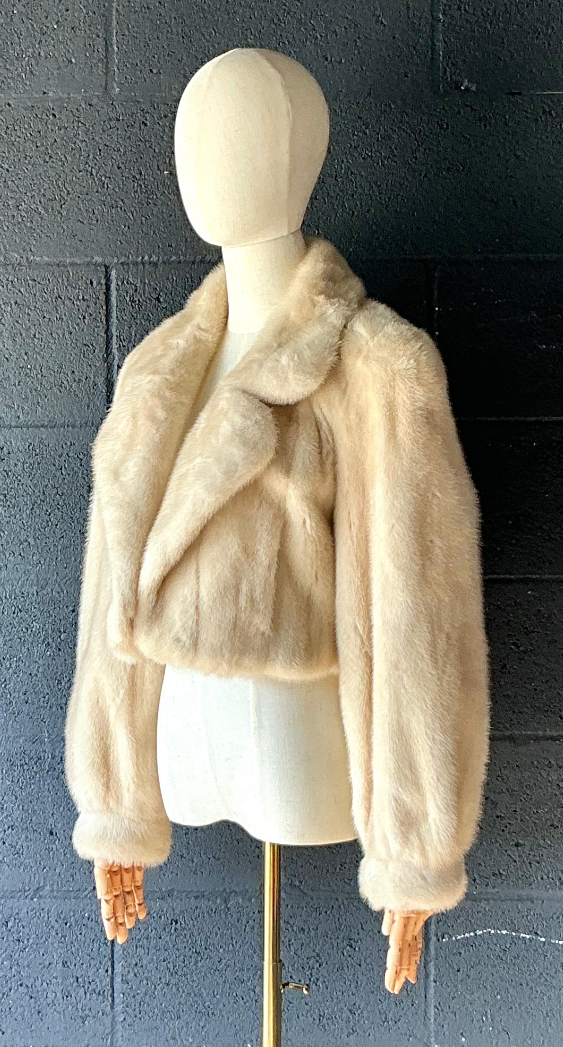 Weiße Beckman's Nerzjacke in Weiß 3