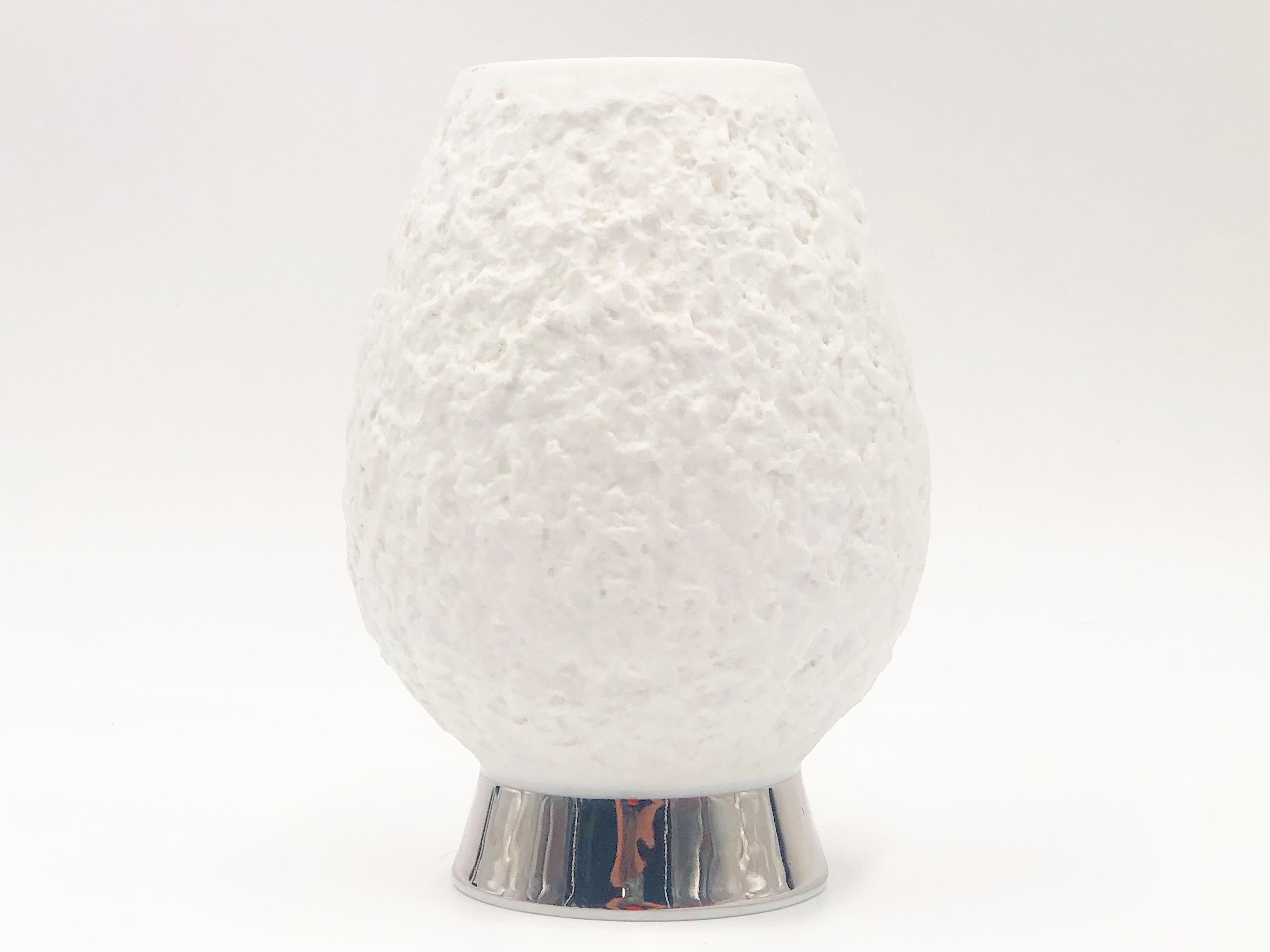 Vintage White Bisque German Fine Bone Porcelain Vase by KPM, circa 1960s For Sale 2