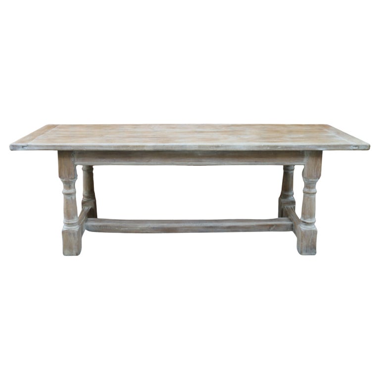 Tavolino Da Fattoria In Legno Massello Bianco Antico - Con Ripiano Aperto, 59,4x39,9 Cm - 4
